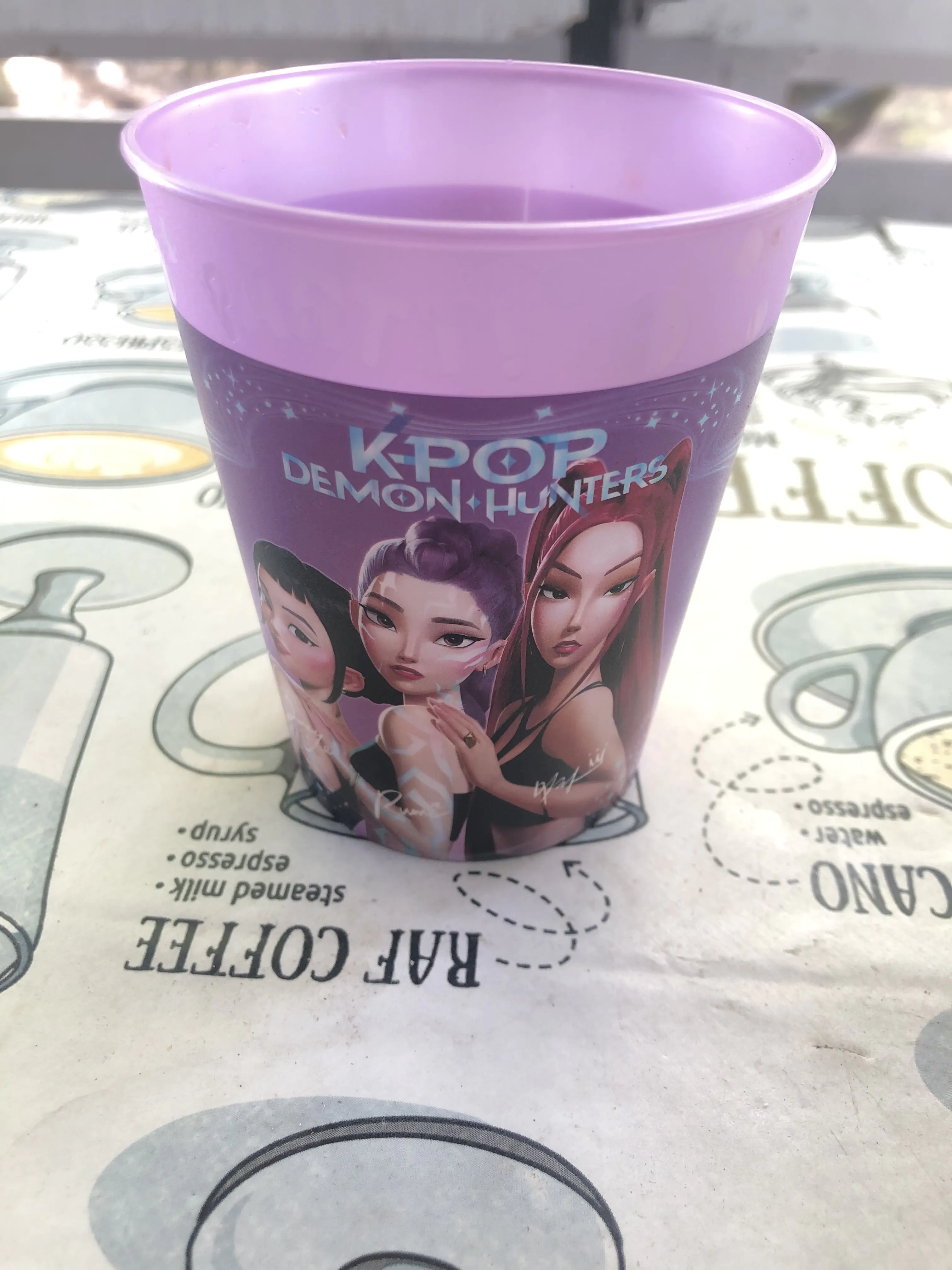 K-pop Demon Hunters Plastic Cup Set of 4, 250 ml product photo