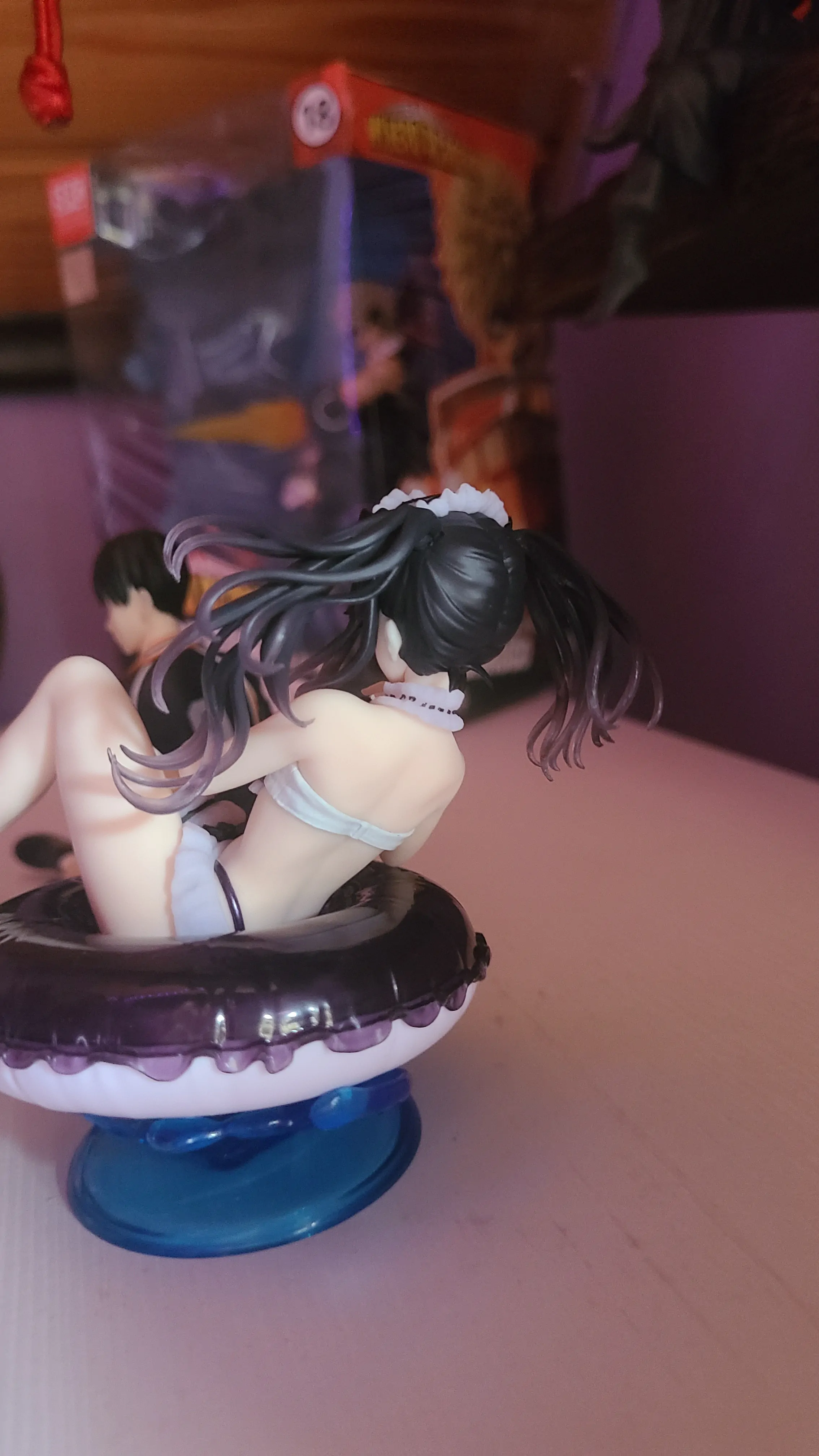 Date A Live IV PVC Statue Aqua Float Girls Figure Kurumi Tokisaki Renewal Edition 10 cm product photo