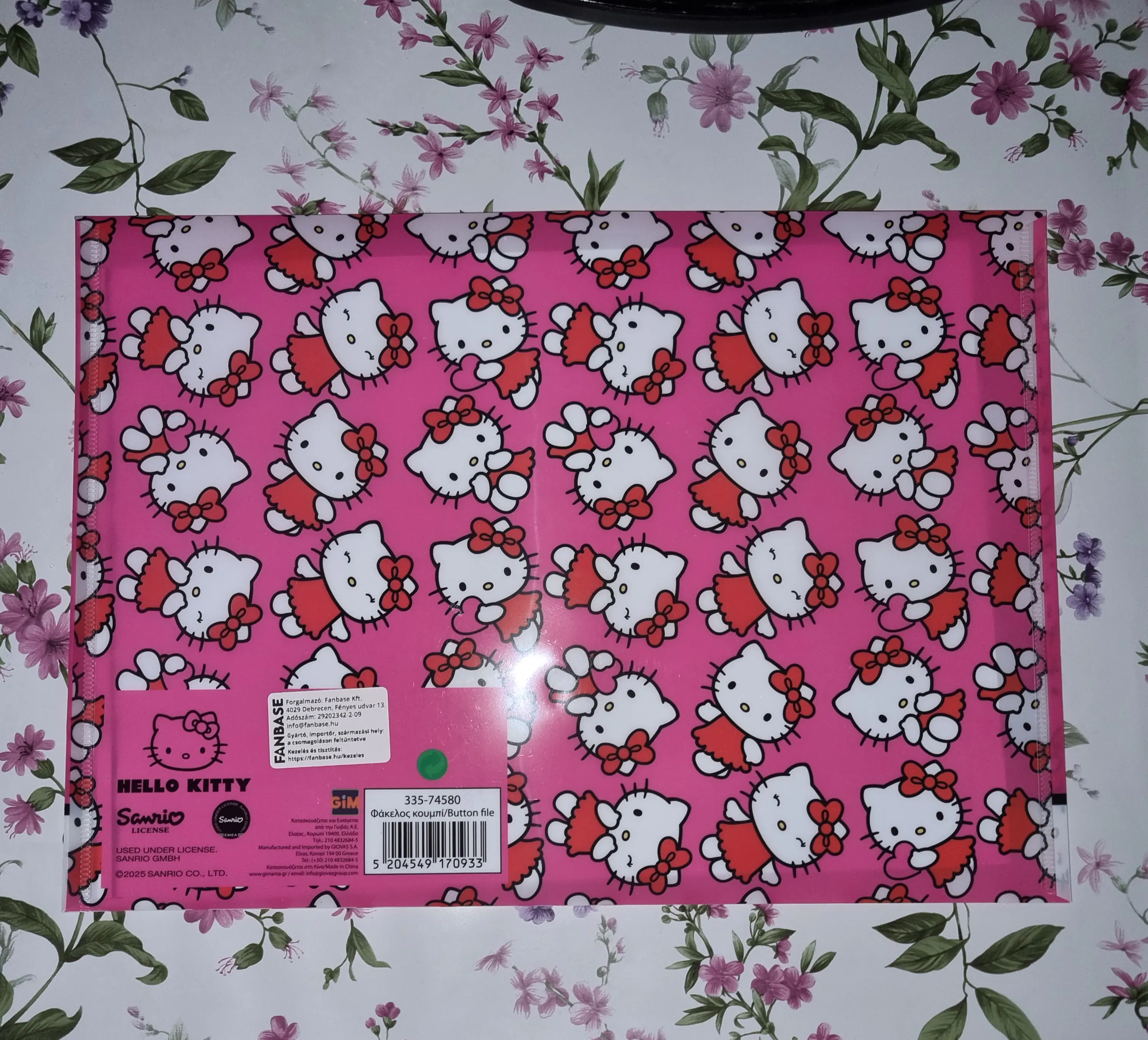 Hello Kitty Sweetheart A4 document folder product photo