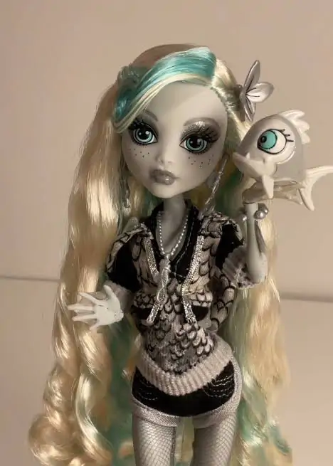 Monster High Reel Drama Lagoona Blue doll [DAMAGED PACKAGE] product photo