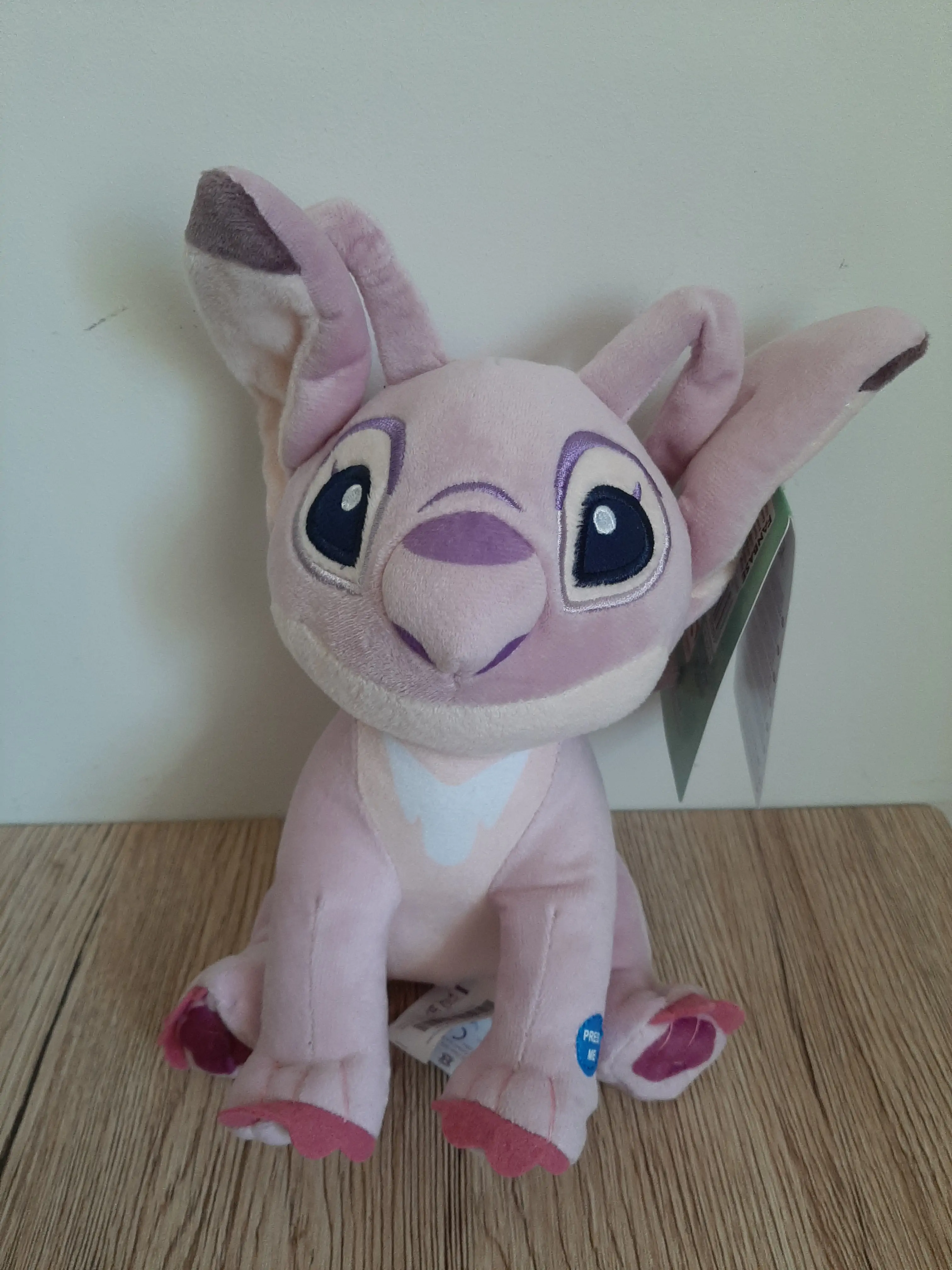 Disney Stitch Angel soft plush toy with sound 20cm product photo