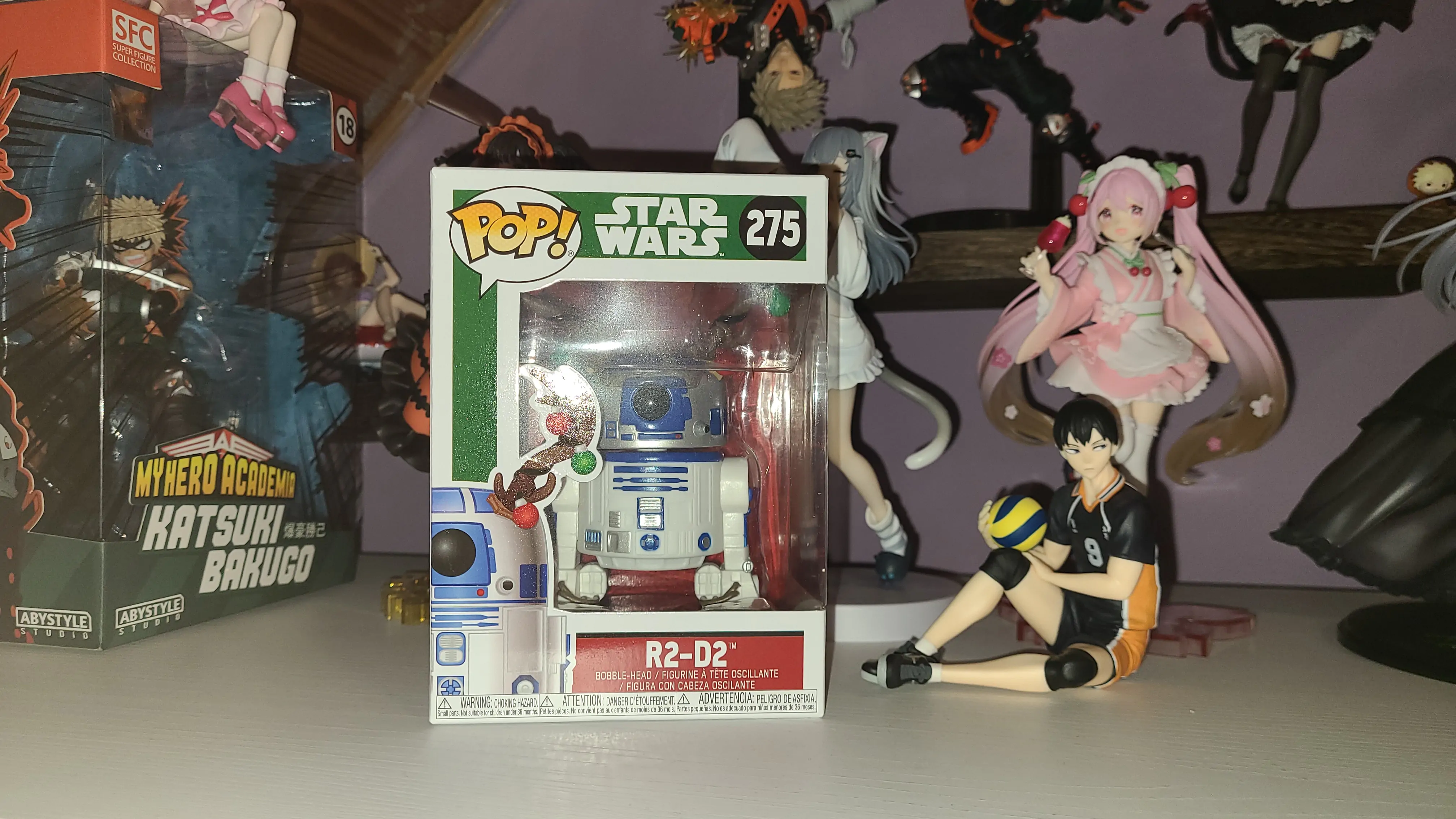 POP figure Star Wars Holiday R2-D2 with Antlers product photo
