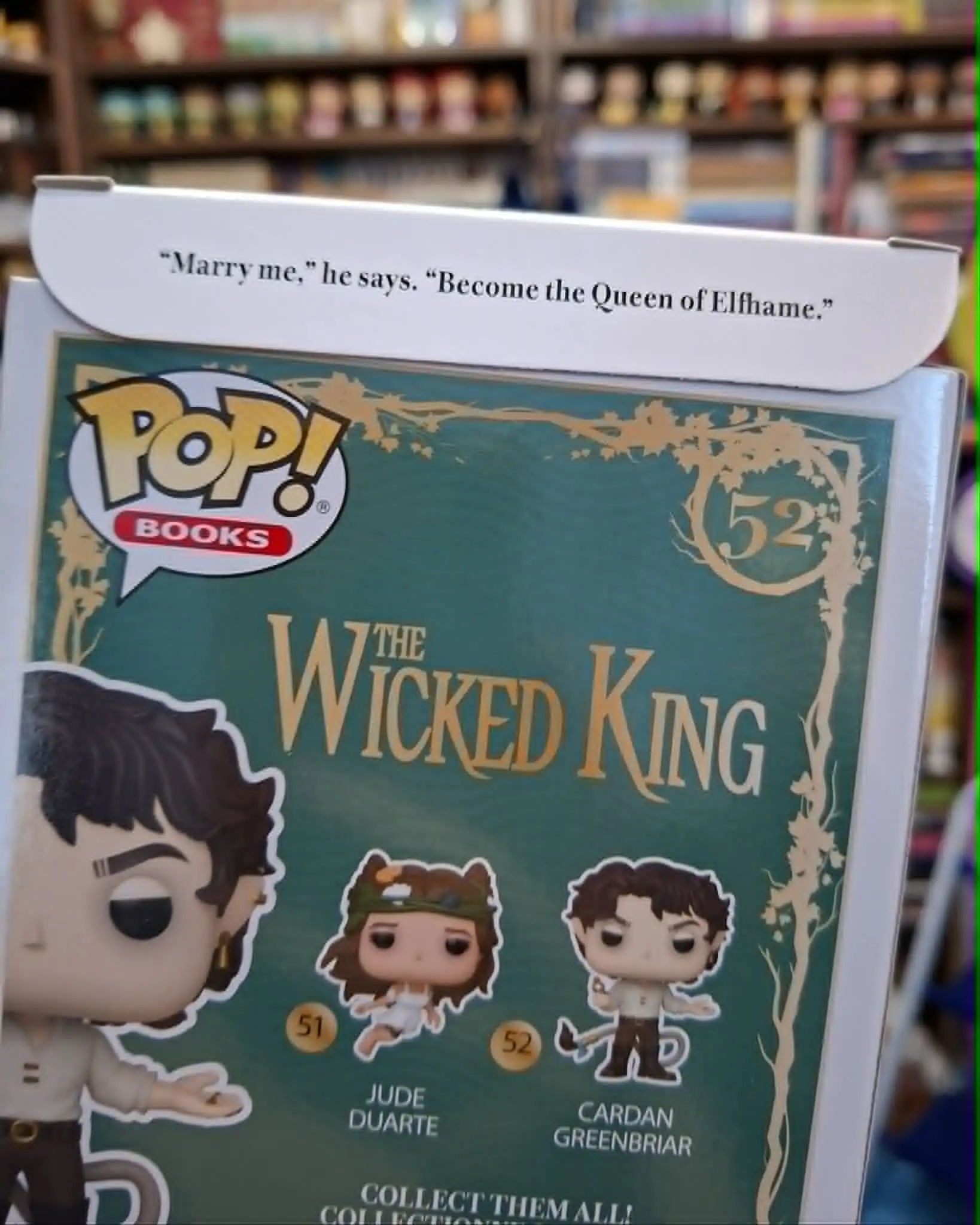 Funko POP figure The Folk of the Air The Wicked King Cardan Greenbriar product photo