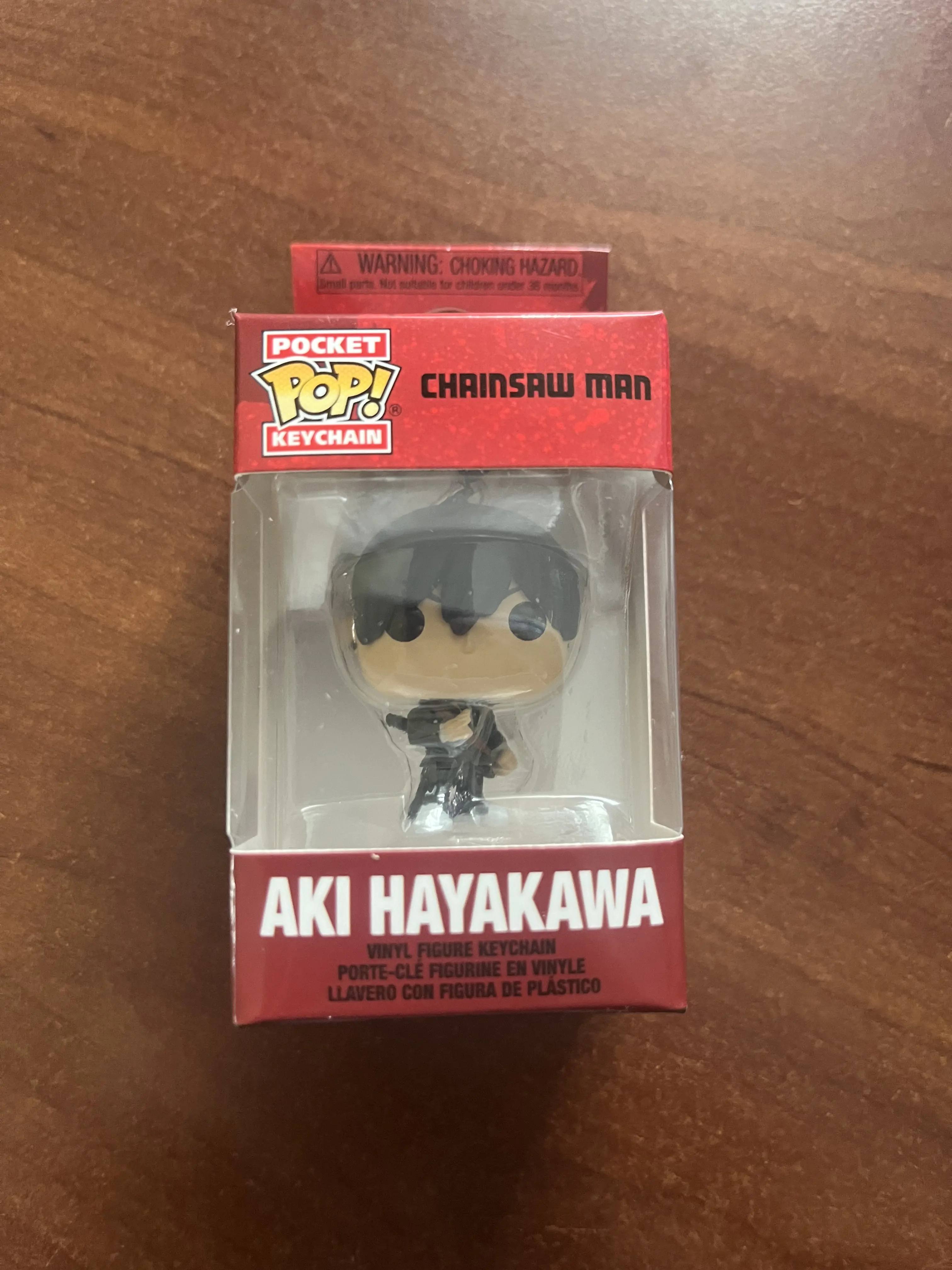 Pocket Funko POP Keychain Chainsaw Man Aki Hayakawa product photo