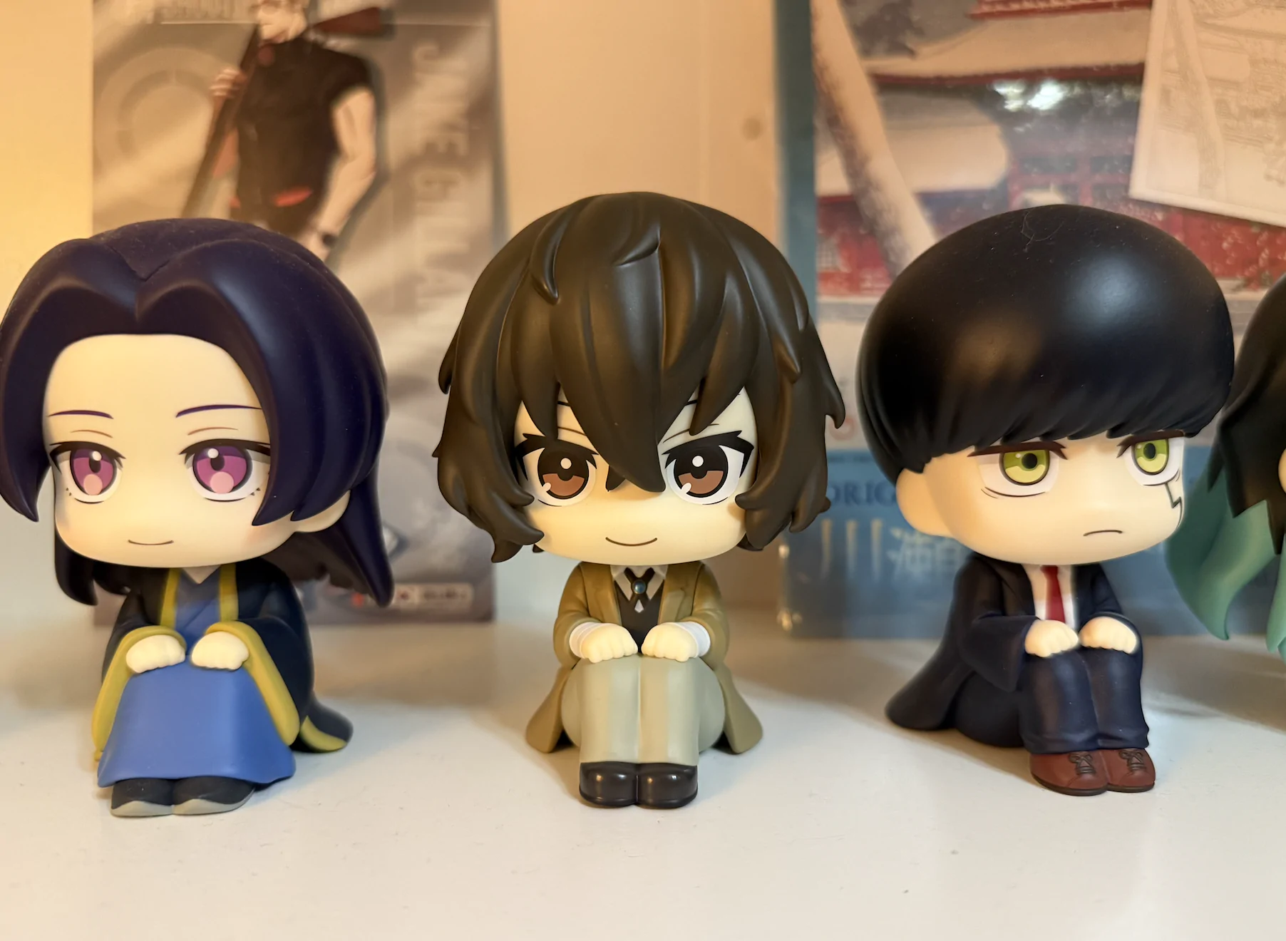 Bungo Stray Dogs Look Up PVC Statue Osamu Dazai 11 cm product photo