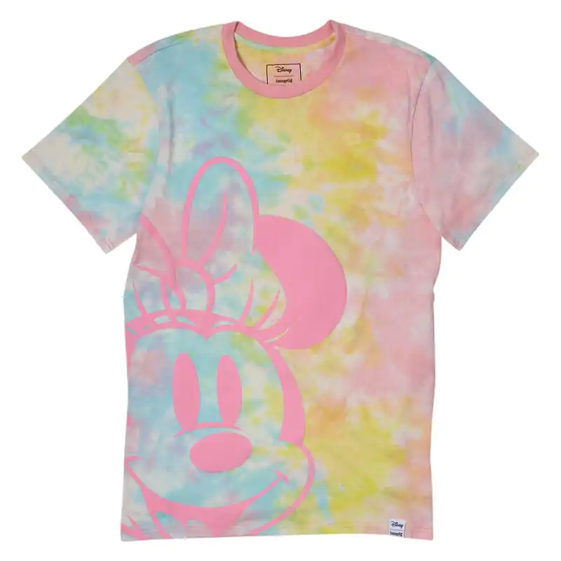 Disney by Loungefly Tee T-Shirt Unisex Minnie Mouse Tie Die  product photo