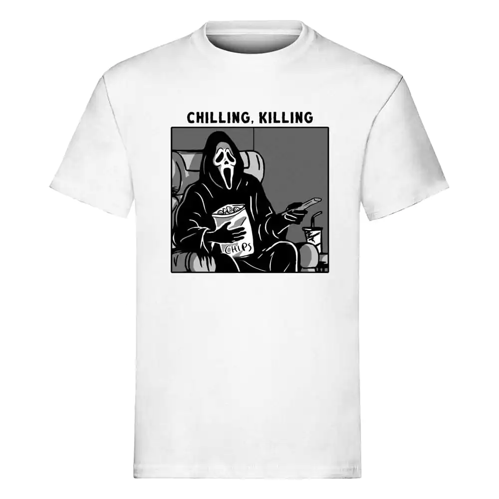 Scream T-Shirt Ghost Face Chilling, Killing product photo