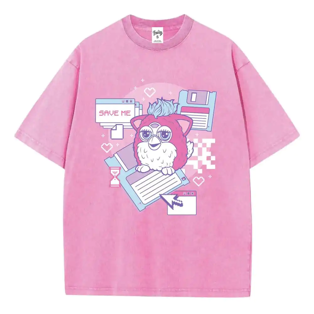 Furby T-Shirt Save Me Snow Washed product photo