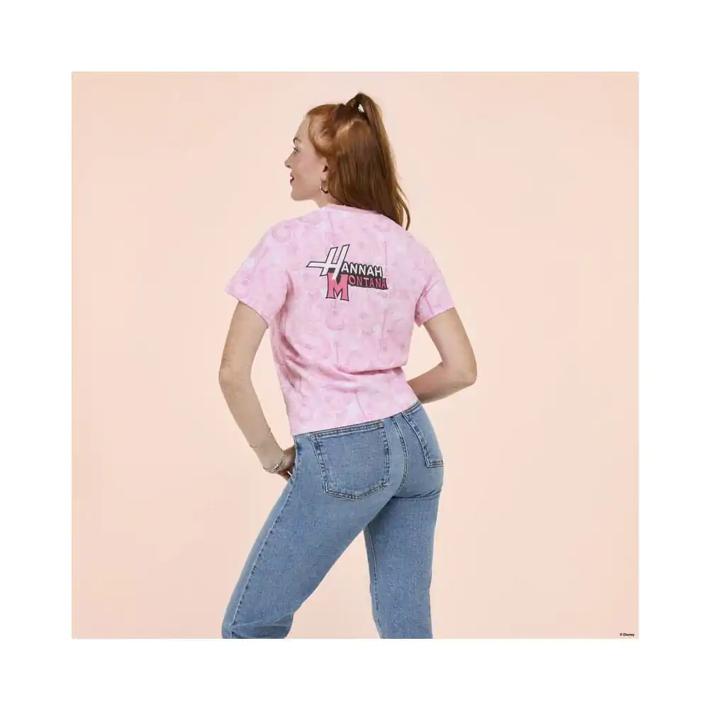 Disney by Loungefly Tee T-Shirt Unisex Hannah Montana Shirred Hem  product photo