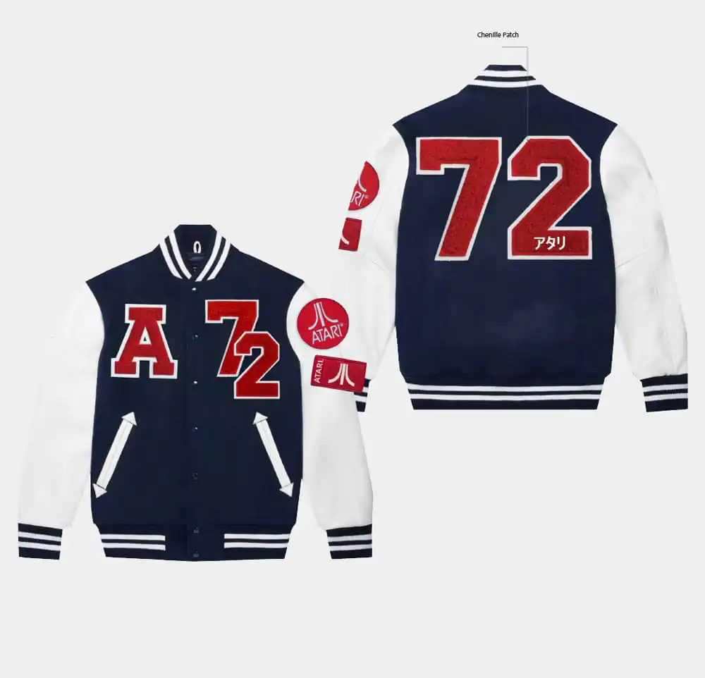 Atari College jacket Chenille Varsity product photo