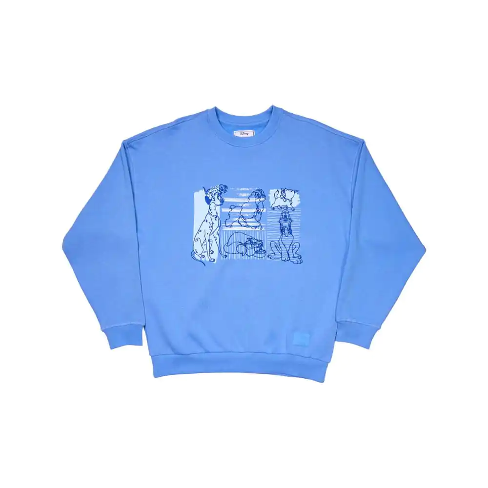 Disney Unisex Oversized Crewneck Sweatshirt "Dogs & Cats" product photo