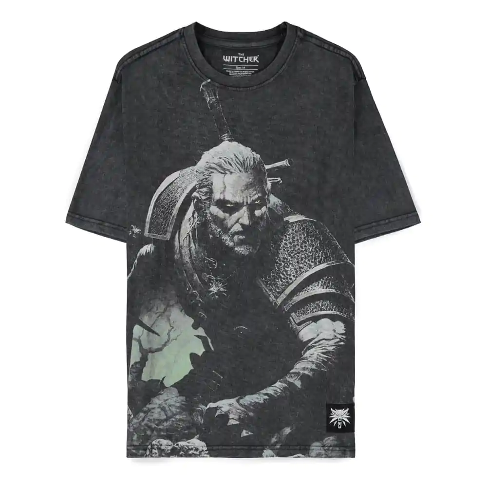 The Witcher Wild Hunt T-Shirt Geralt Washed product photo