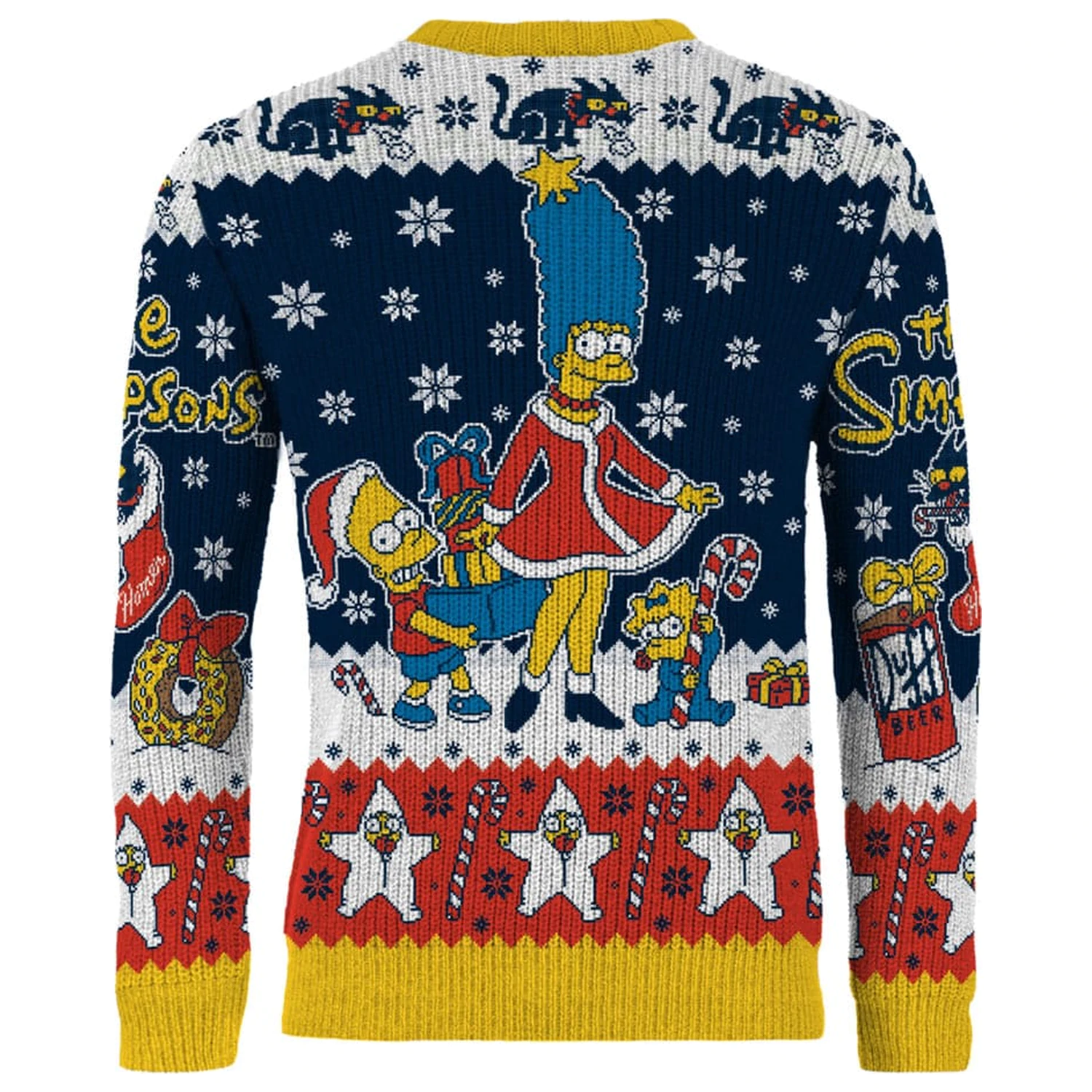 Simpsons Christmas Sweater D'oh Ho Ho! product photo