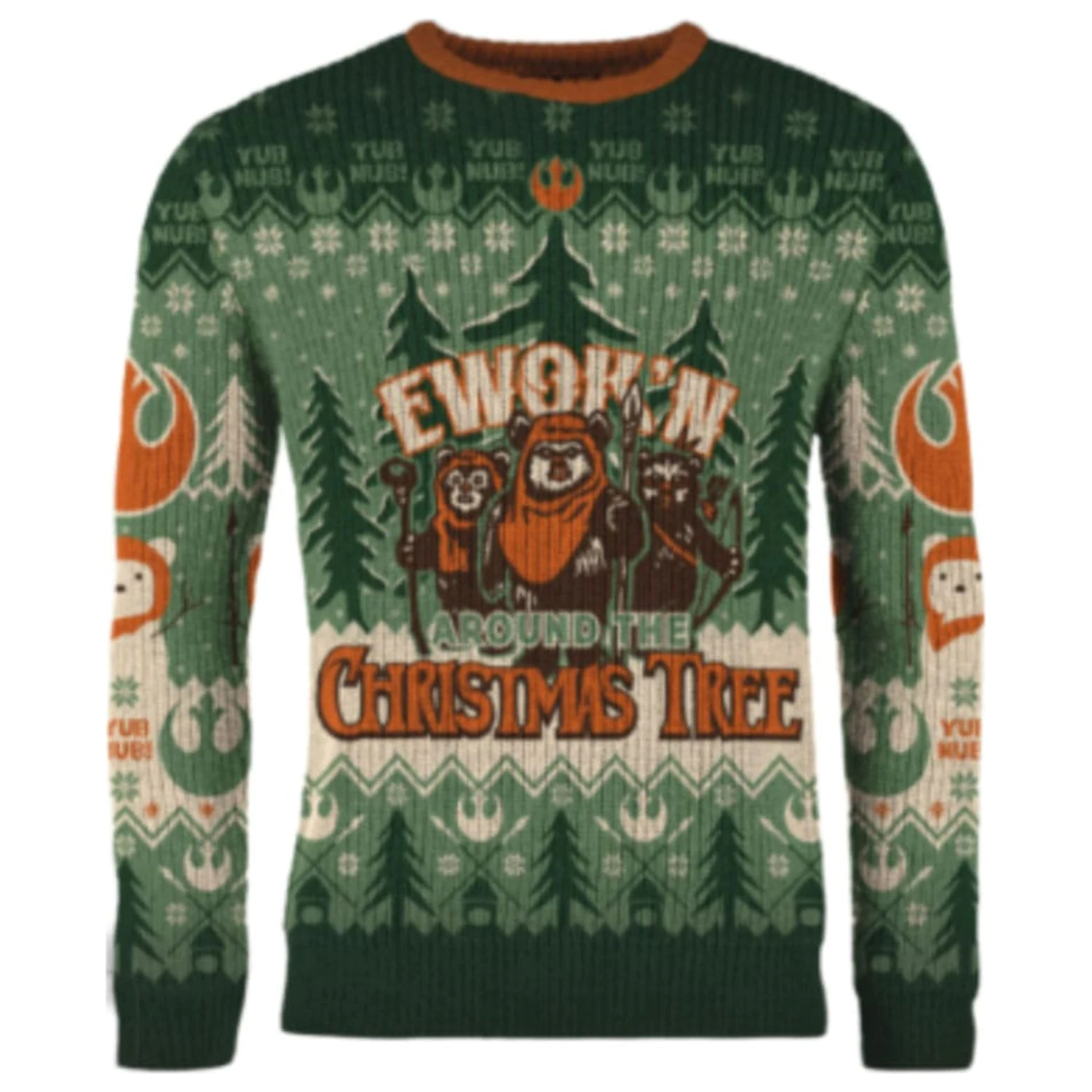 Star Wars Christmas Sweater Ewok'n around the Christmas Tree product photo