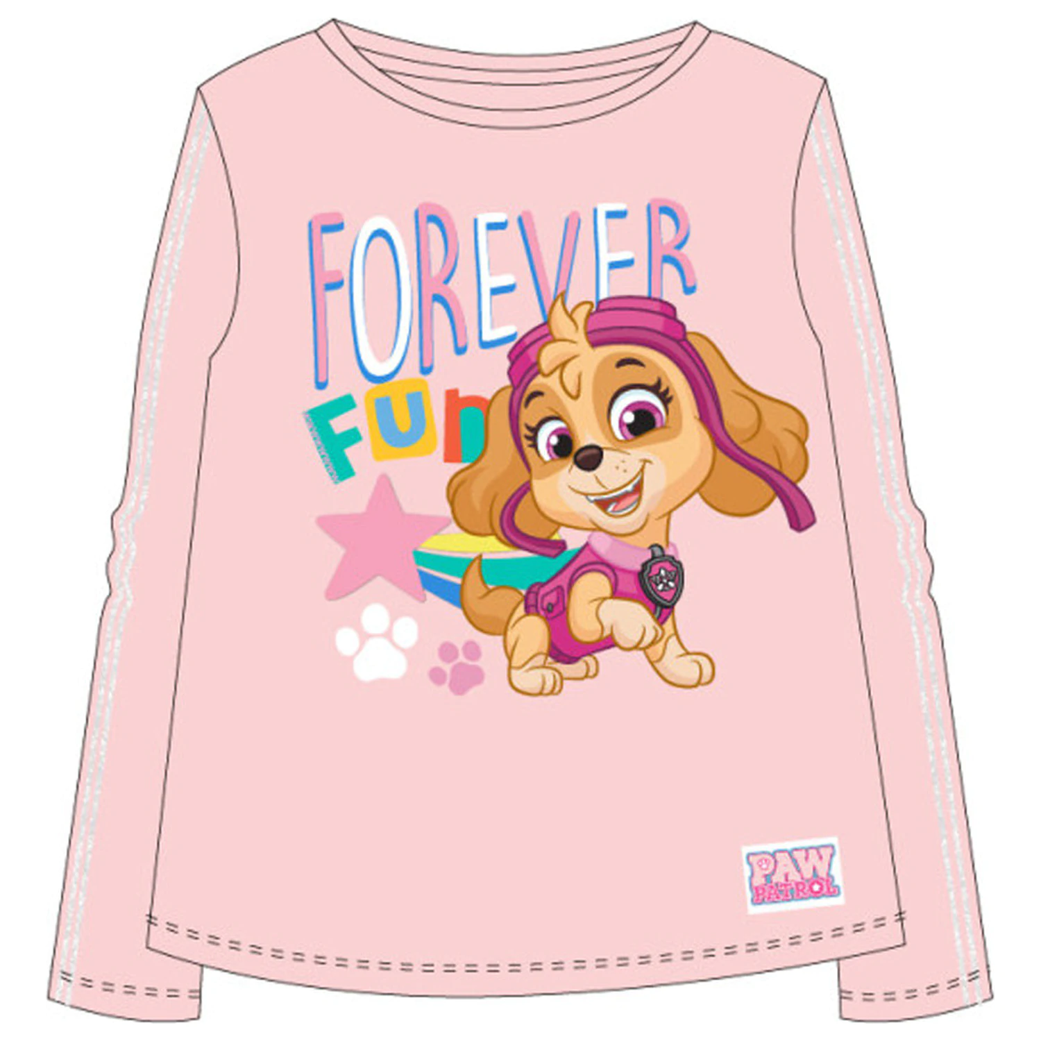 Paw Patrol Forever Fun Kids Long Sleeve T-Shirt, Top  product photo