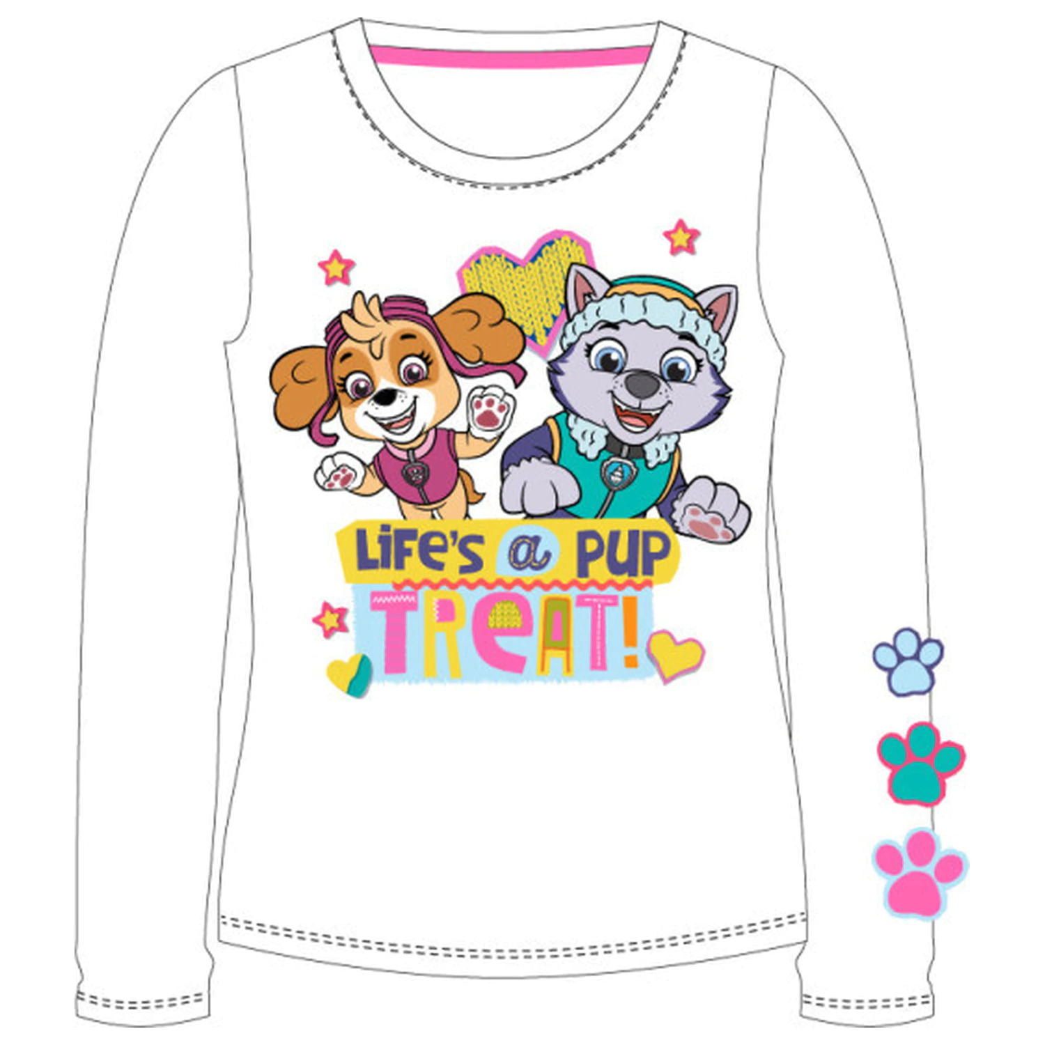 Paw Patrol Pup Treat Kids Long Sleeve Top, T-shirt  product photo