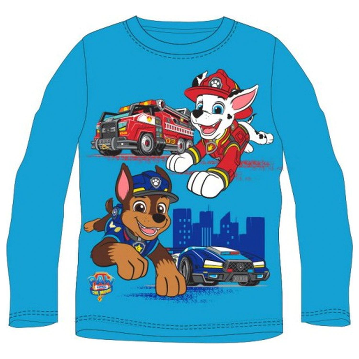 PAW Patrol City Saviors Blue Kids' Long Sleeve T-Shirt, Top  product photo