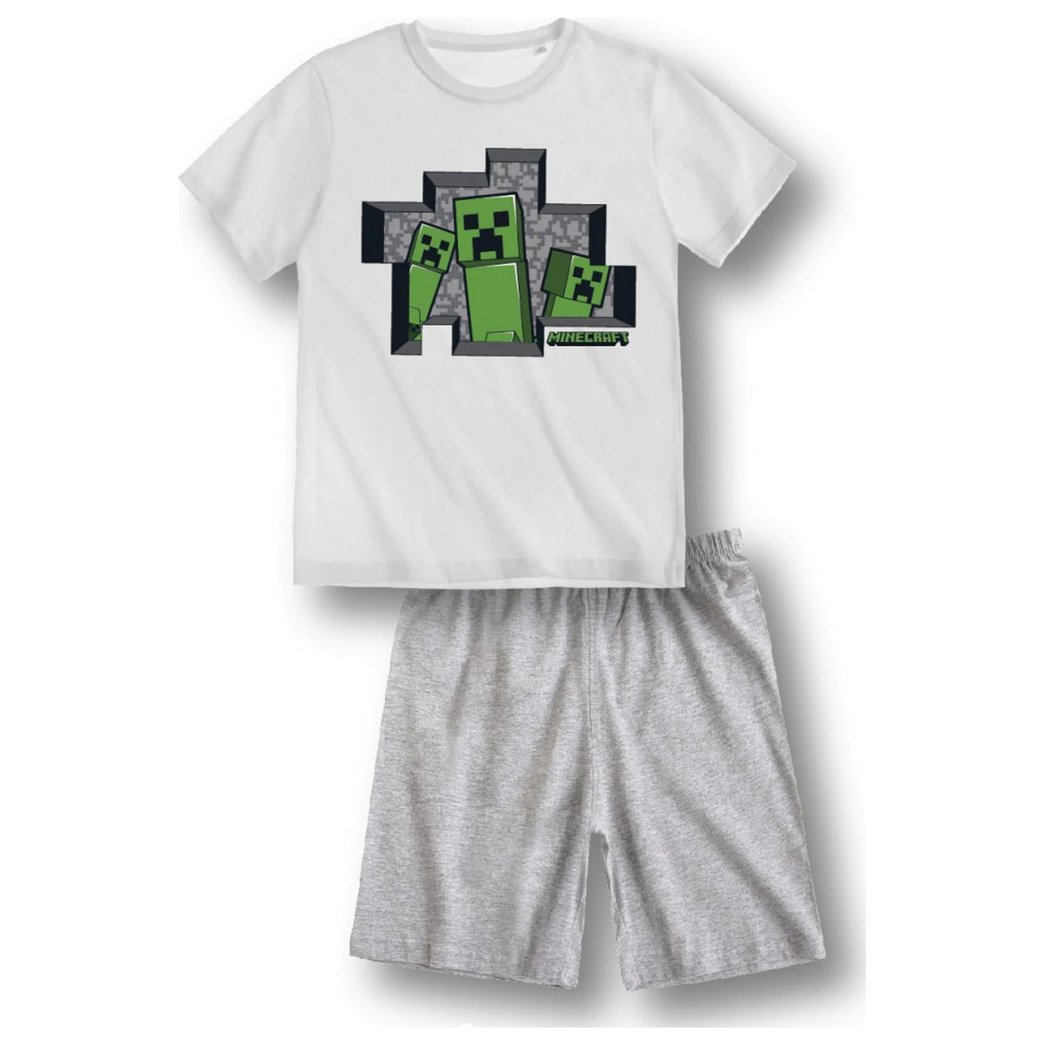 Minecraft Tunnel Trouble kids short pajamas  product photo