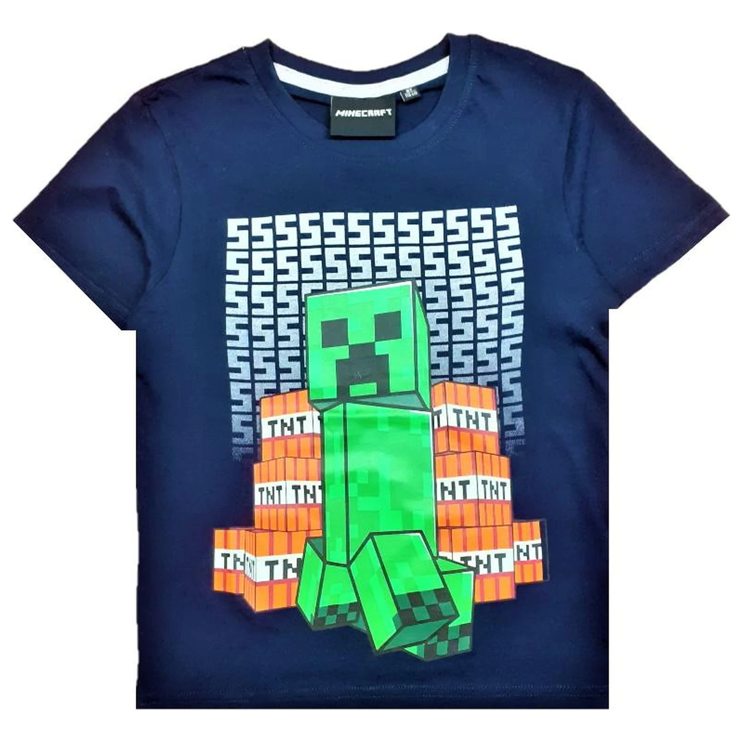 Minecraft TNT Blast Kids Short Pajamas product photo