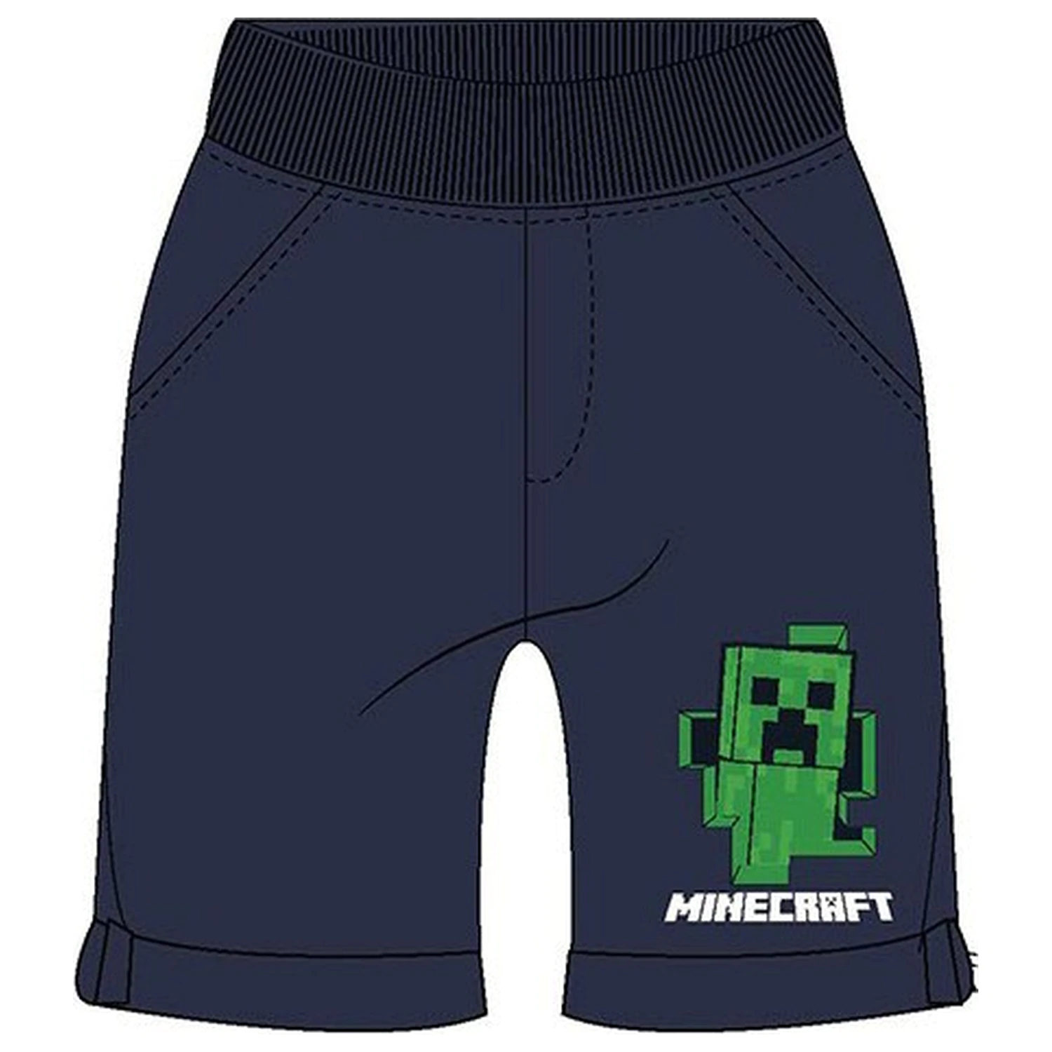 Minecraft Creeper Clash kids shorts  product photo