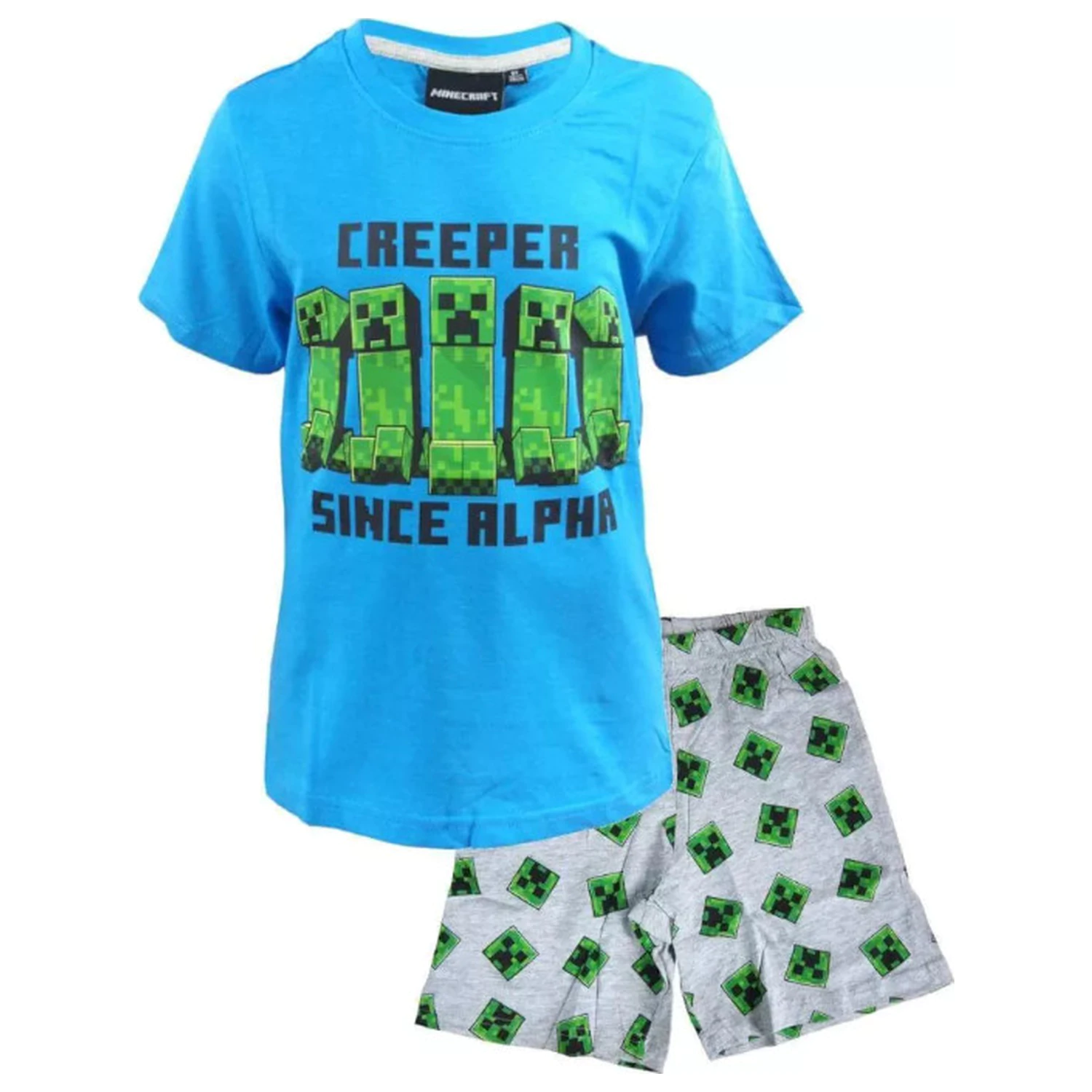 Minecraft Alpha kids short pajamas  product photo