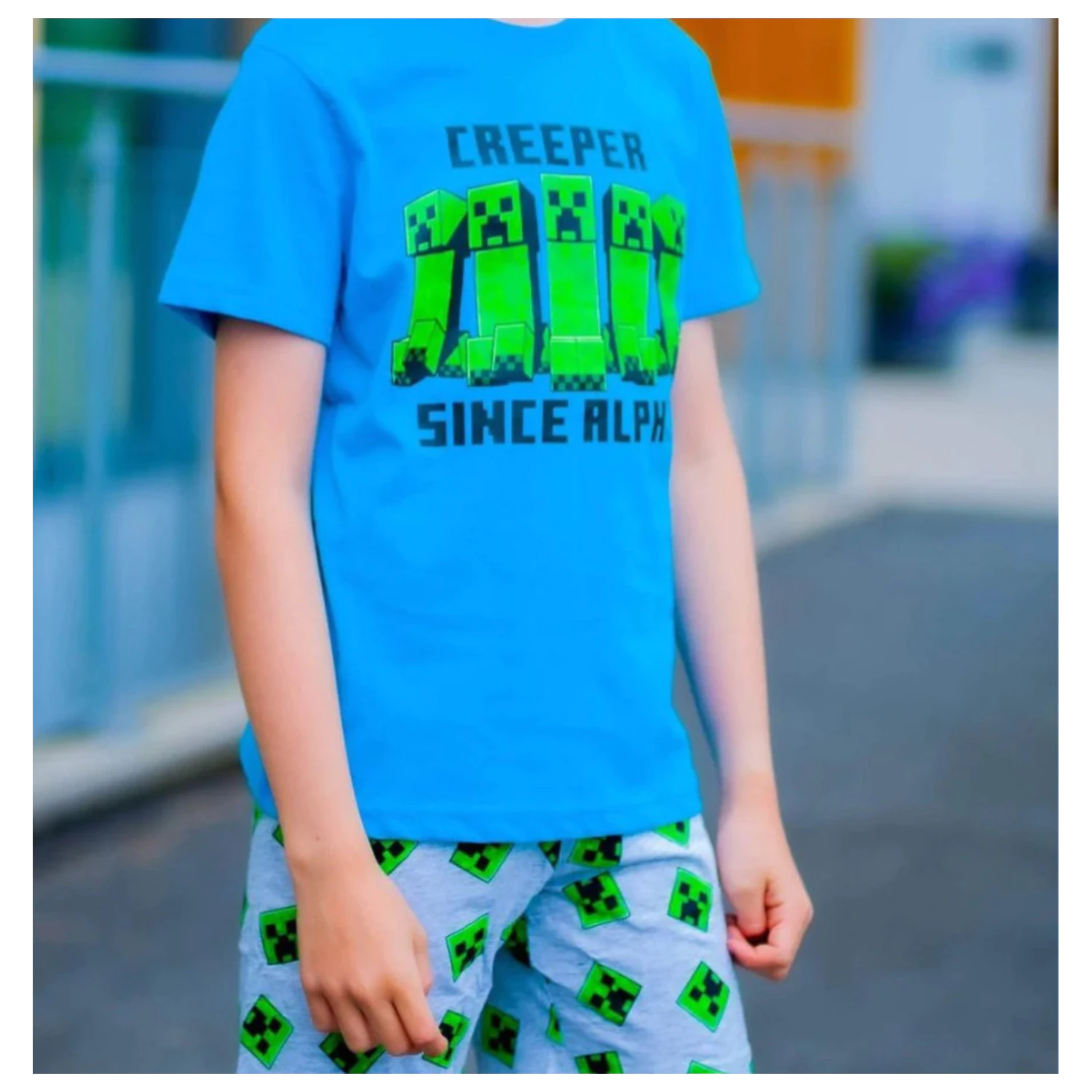 Minecraft Alpha kids short pajamas  product photo