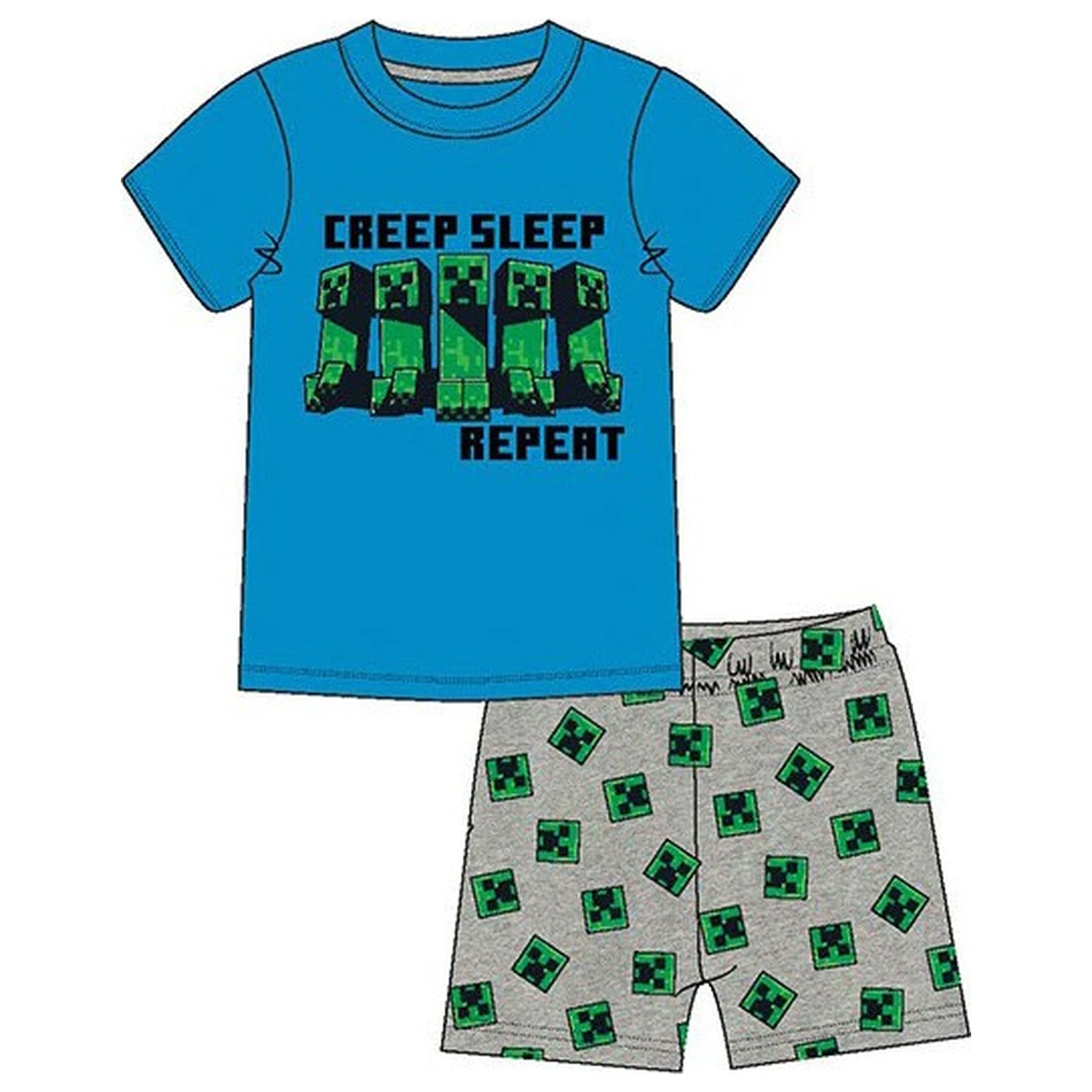 Minecraft Alpha kids short pajamas  product photo
