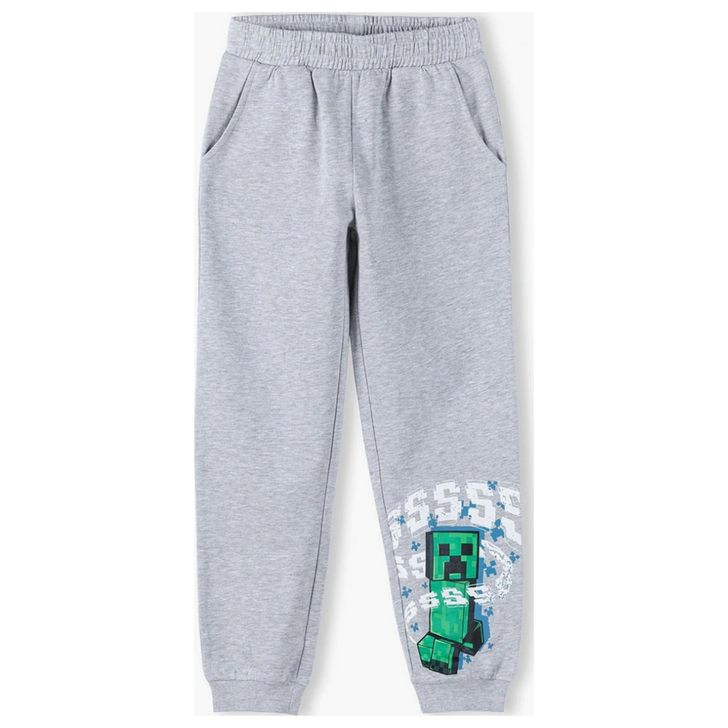 Minecraft Grey kids long trousers, jogging bottoms  product photo