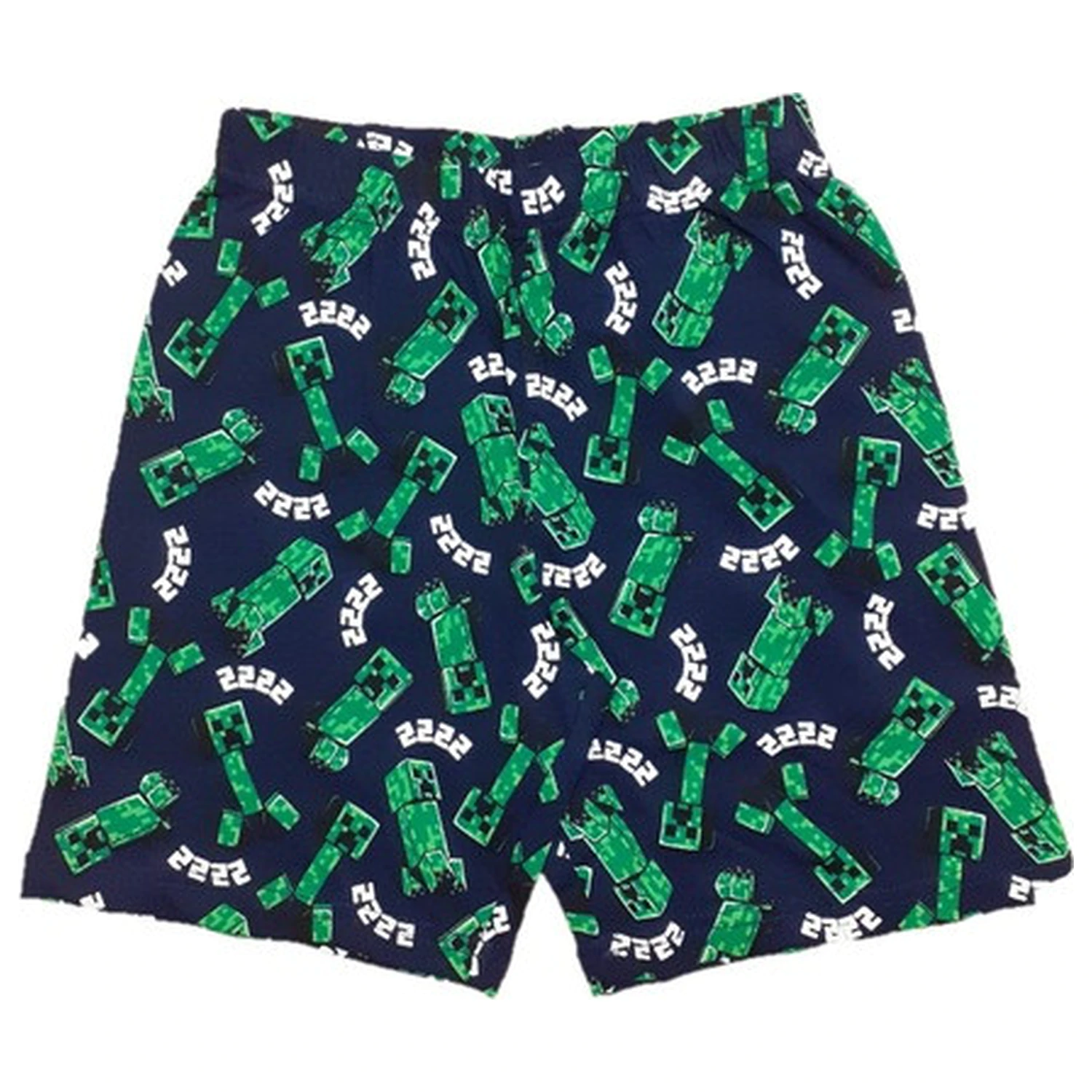 Minecraft Creeper Dreams Kids Short Pajamas  product photo