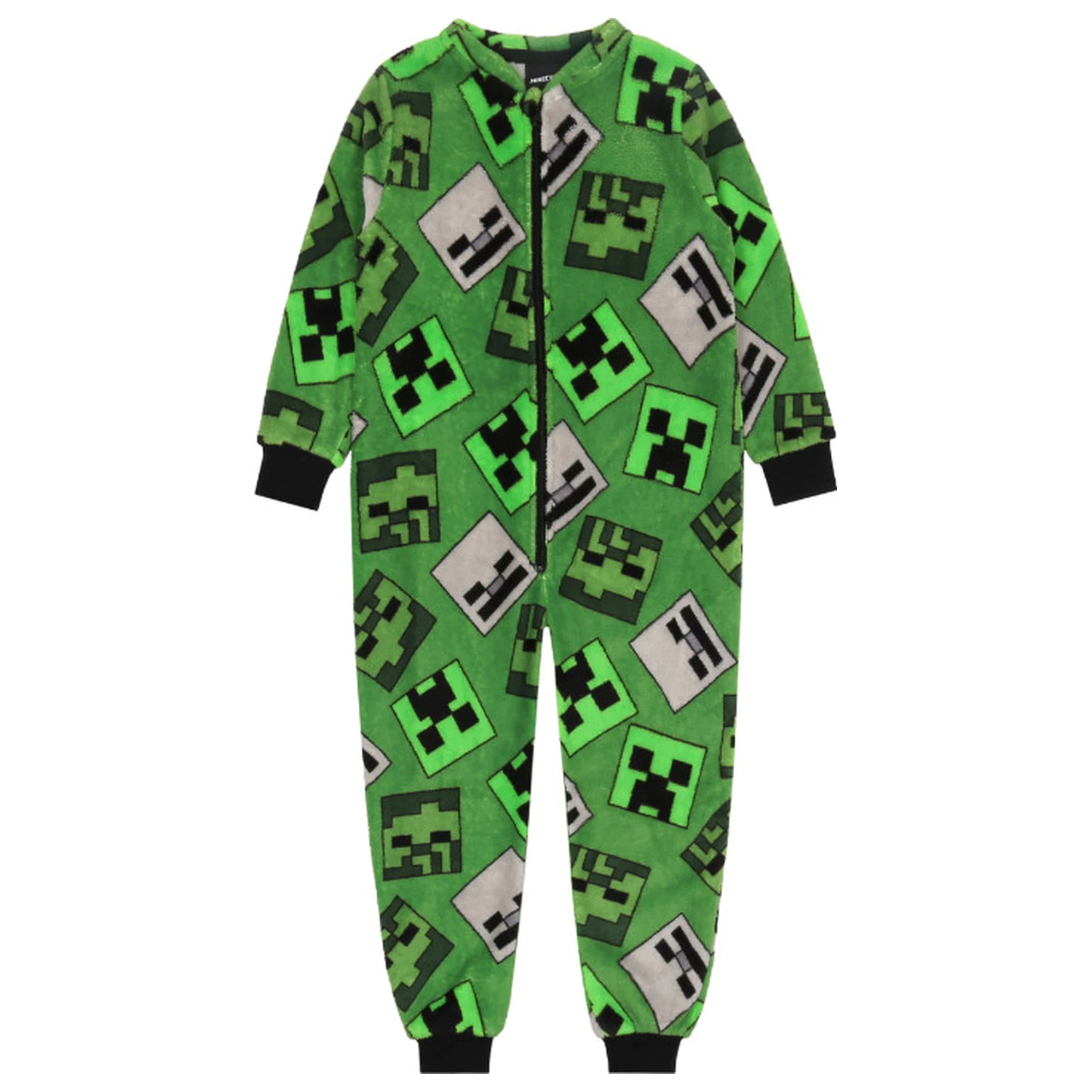 Minecraft Emerald Kids' Long Pajamas, All-in-One  product photo