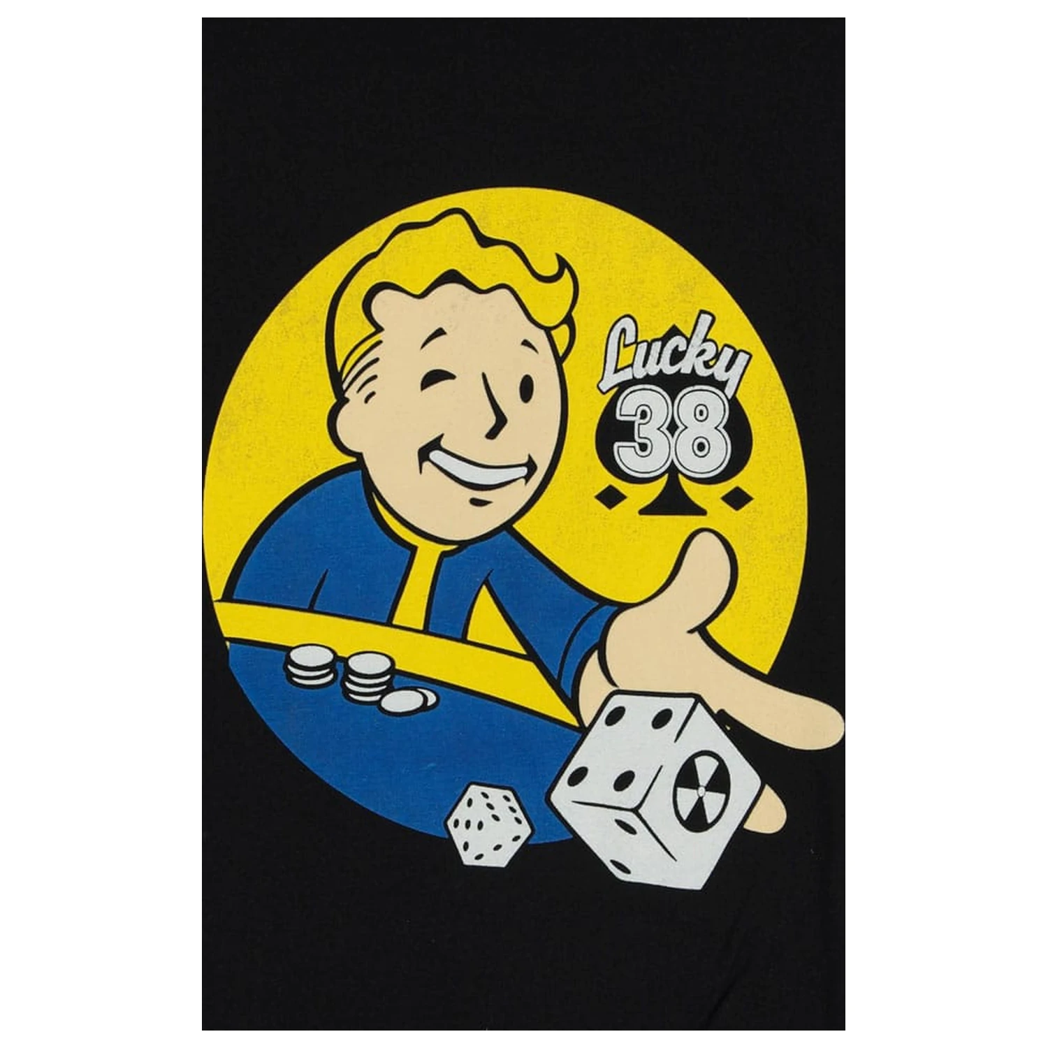 Fallout T-Shirt Lucky 38 Dice  product photo