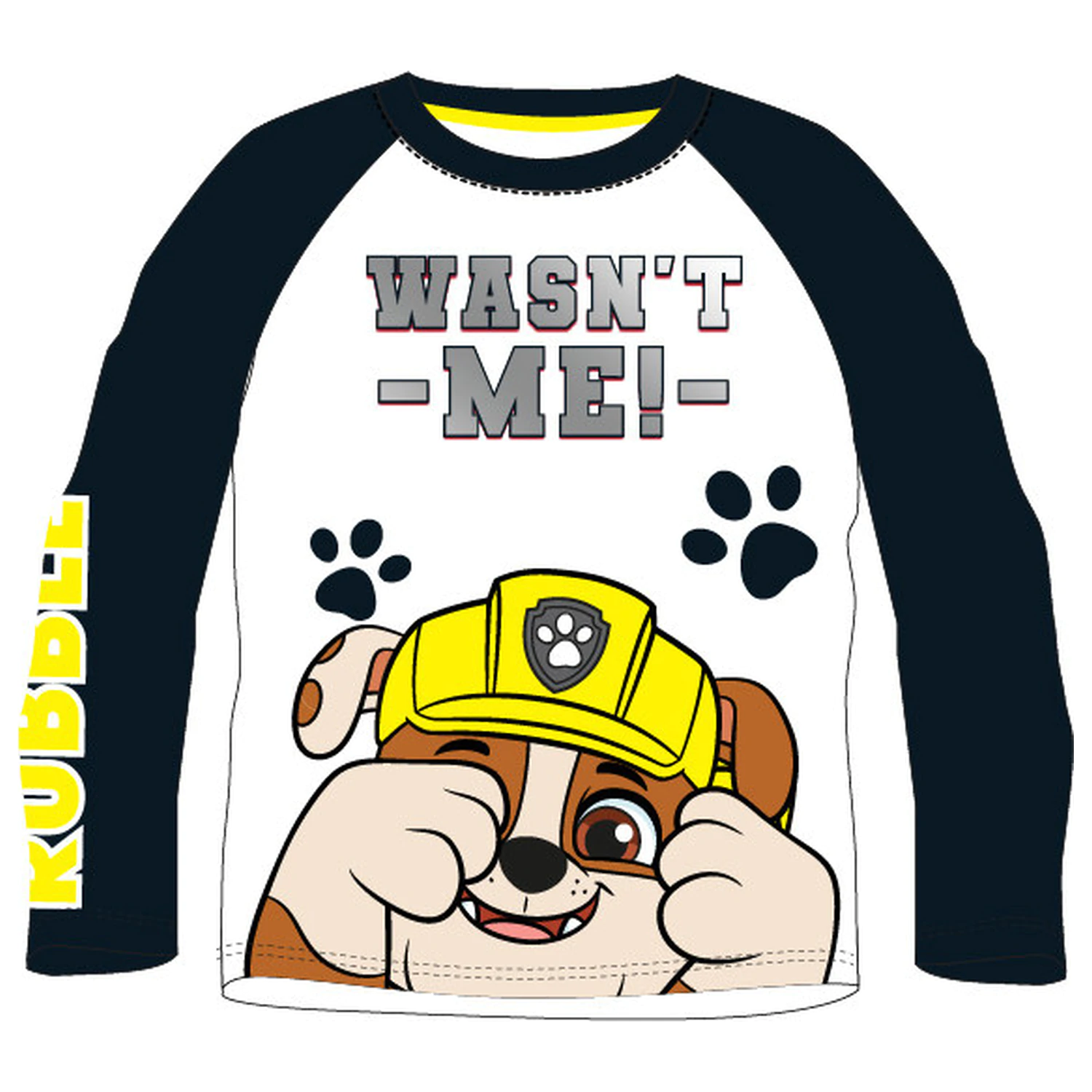 PAW Patrol Black Kids Long Sleeve T-Shirt, Top  product photo