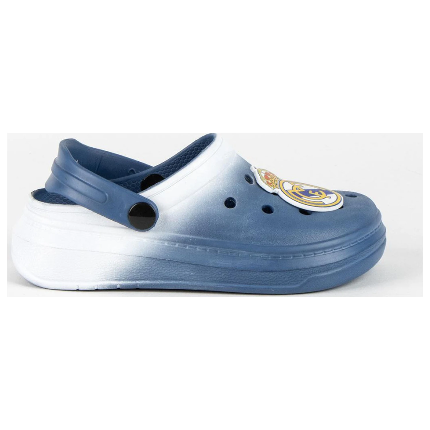 Real Madrid Coat of Arms Blue kids slippers, clogs  product photo