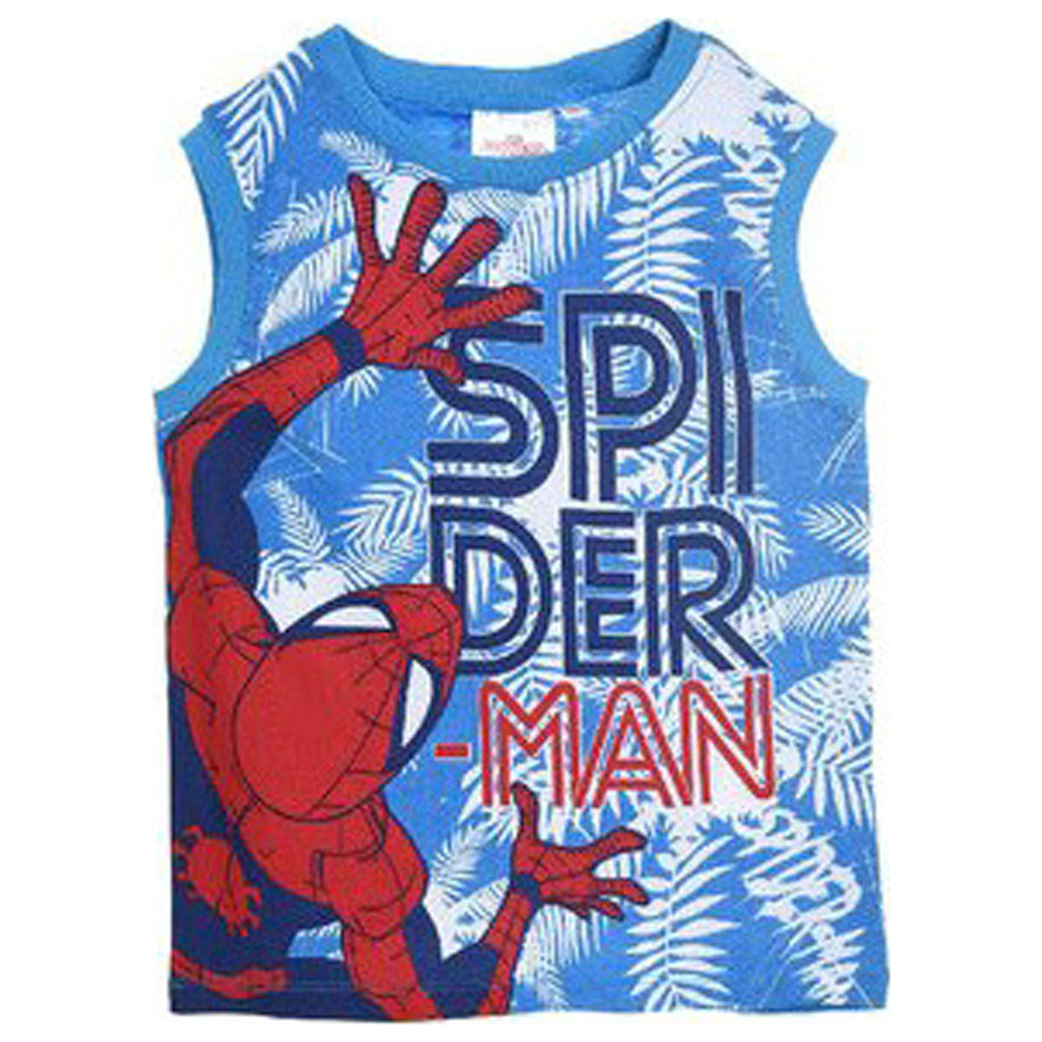 Spider-Man Leaf Blue kids short sleeve t-shirt, top  product photo