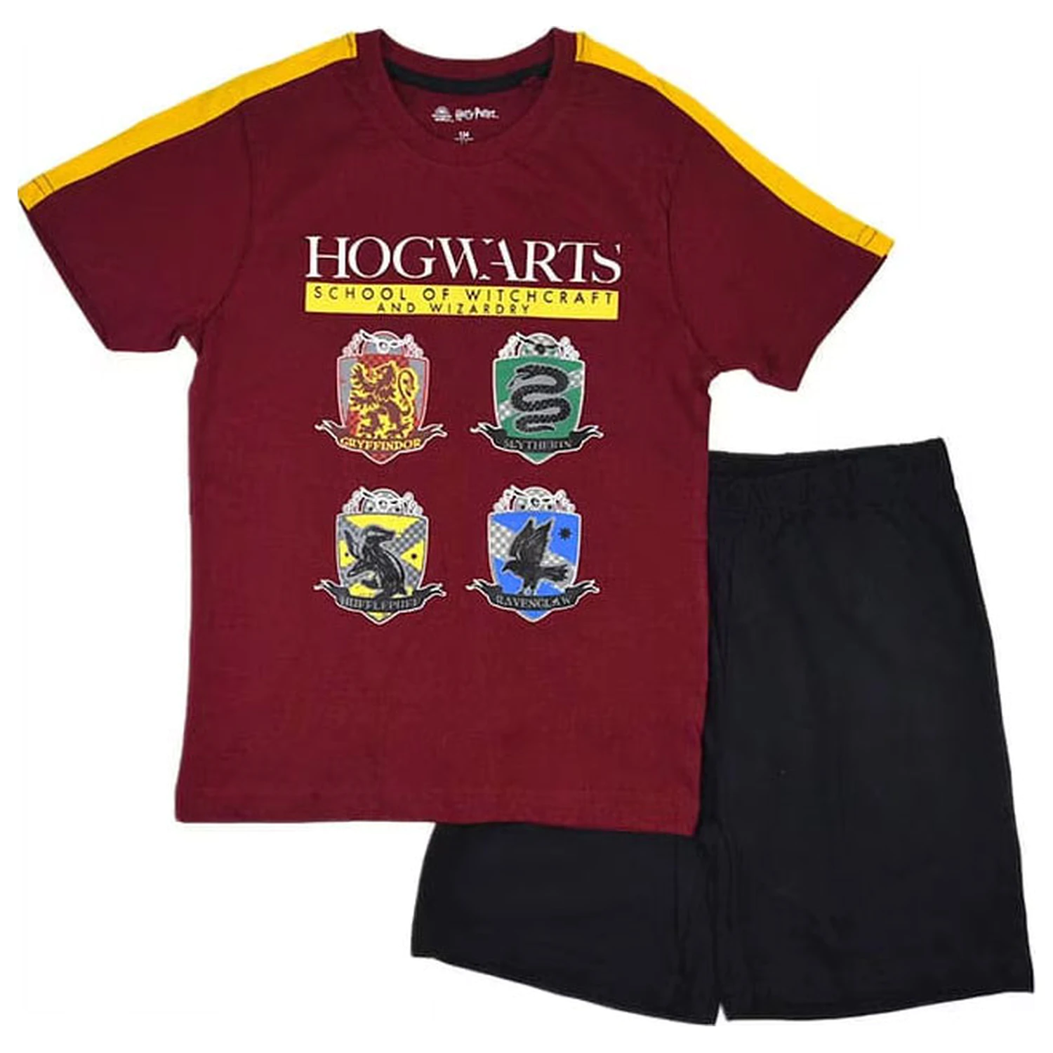 Harry Potter Witchcraft Red kids short pajamas  product photo