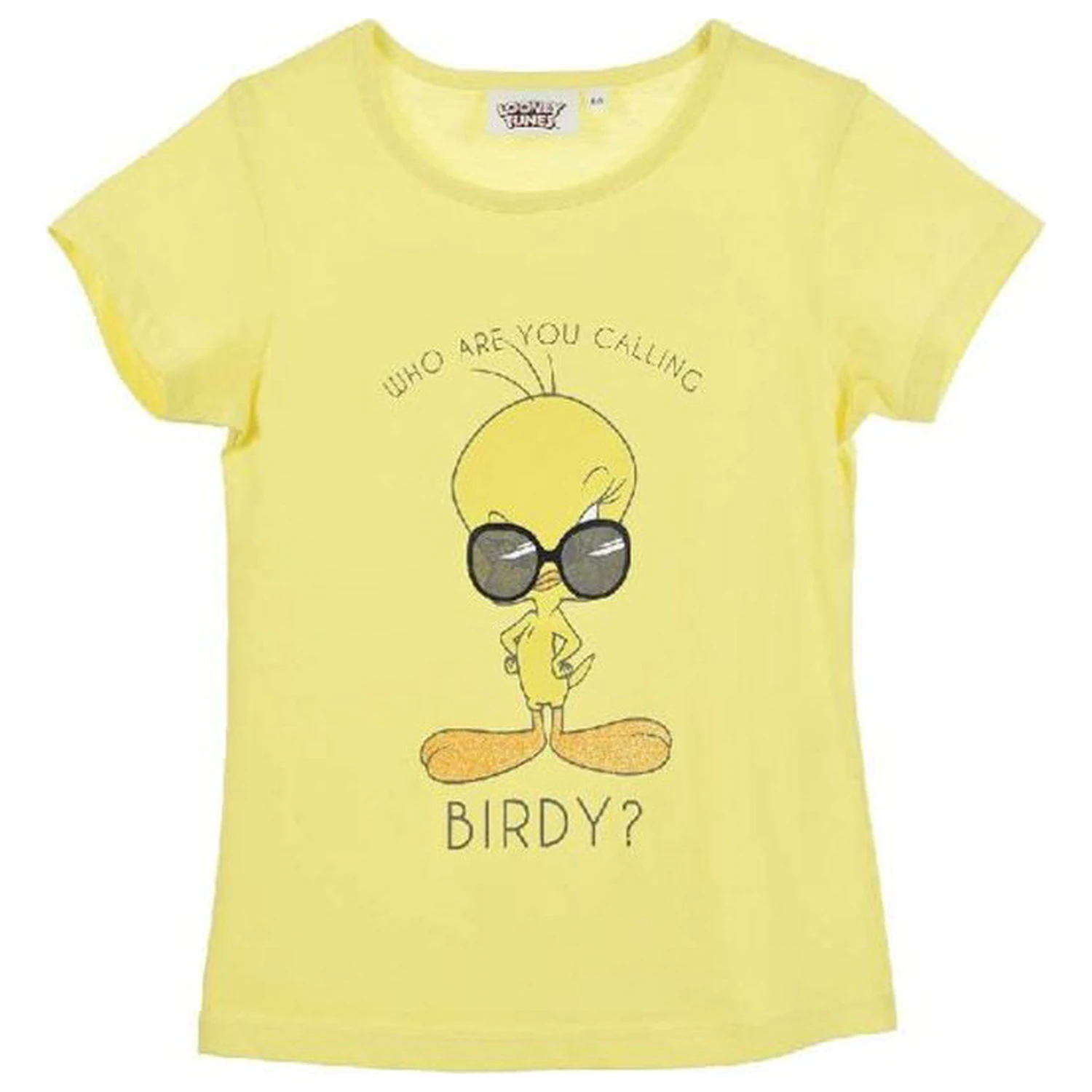 Looney Tunes Yellow Short Sleeve T-Shirt Top  product photo