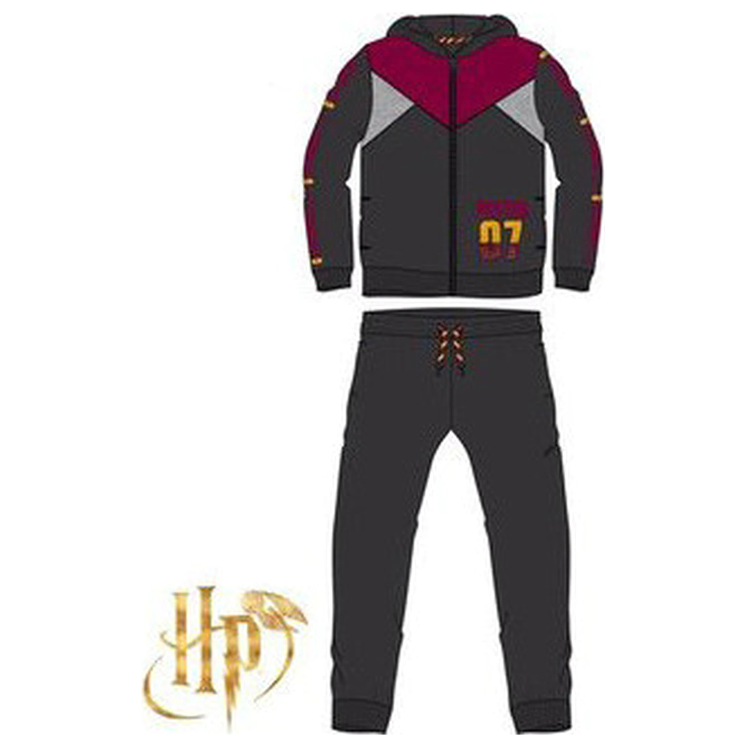 Harry Potter Quidditch Grey children's tracksuit, jogging set  product photo