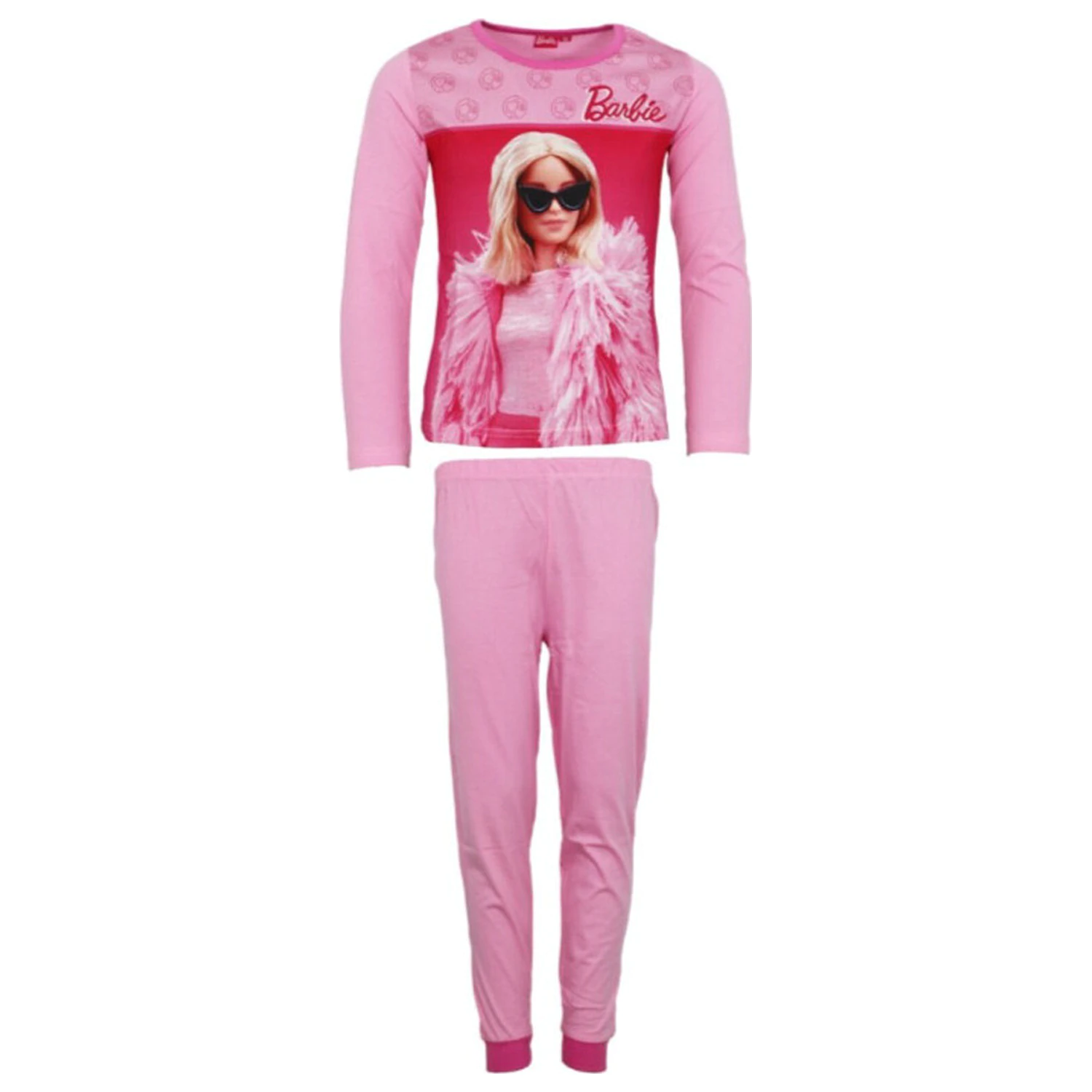 Barbie Elegant Light Pink long pajama for kids,  product photo