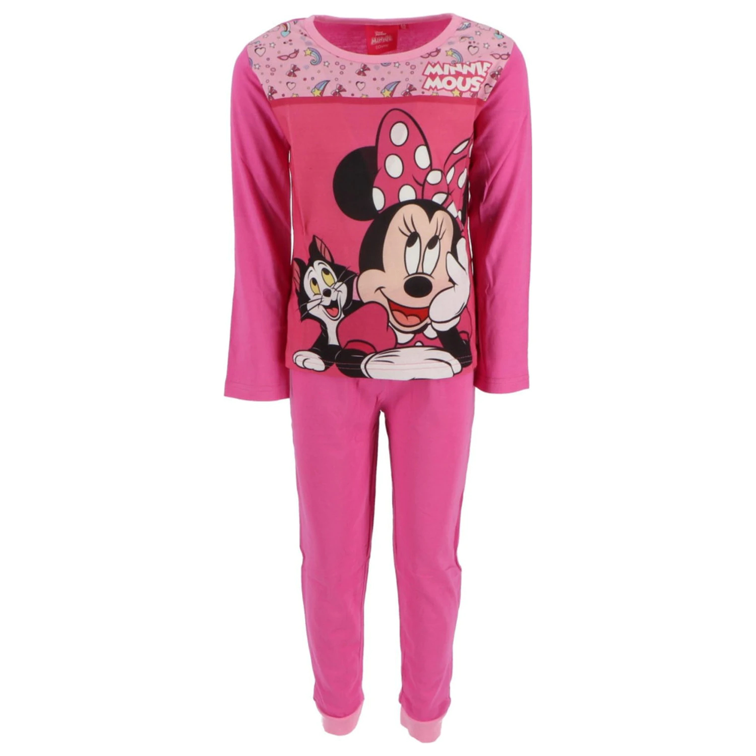 Disney Minnie Figaro Pink kids long pajamas product photo