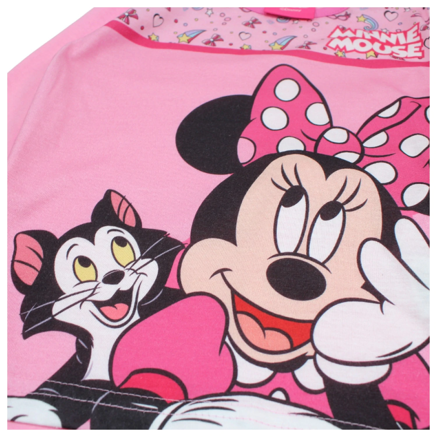 Disney Minnie Figaro Light Pink kids long pajama product photo