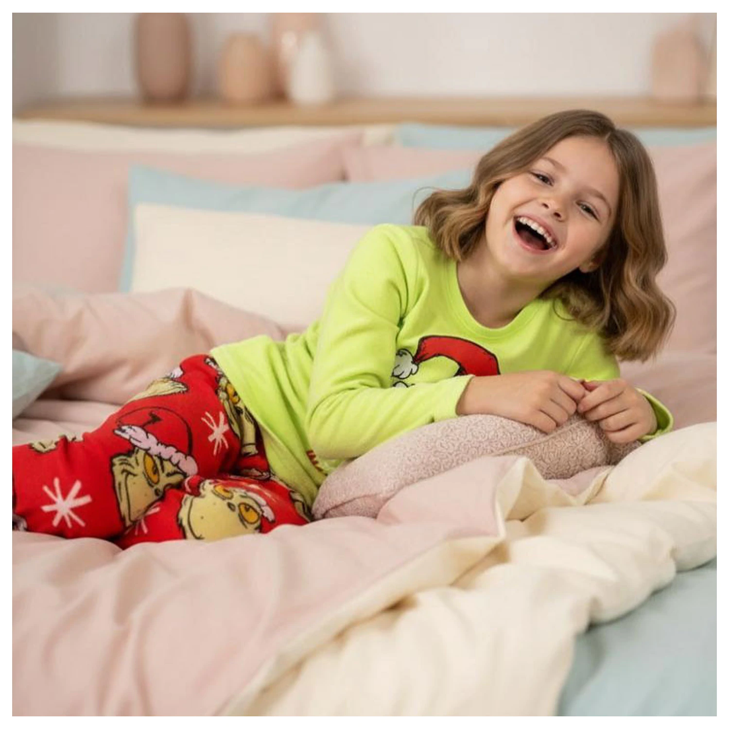 The Grinch Merry Whatever Kids Long Pyjamas  product photo