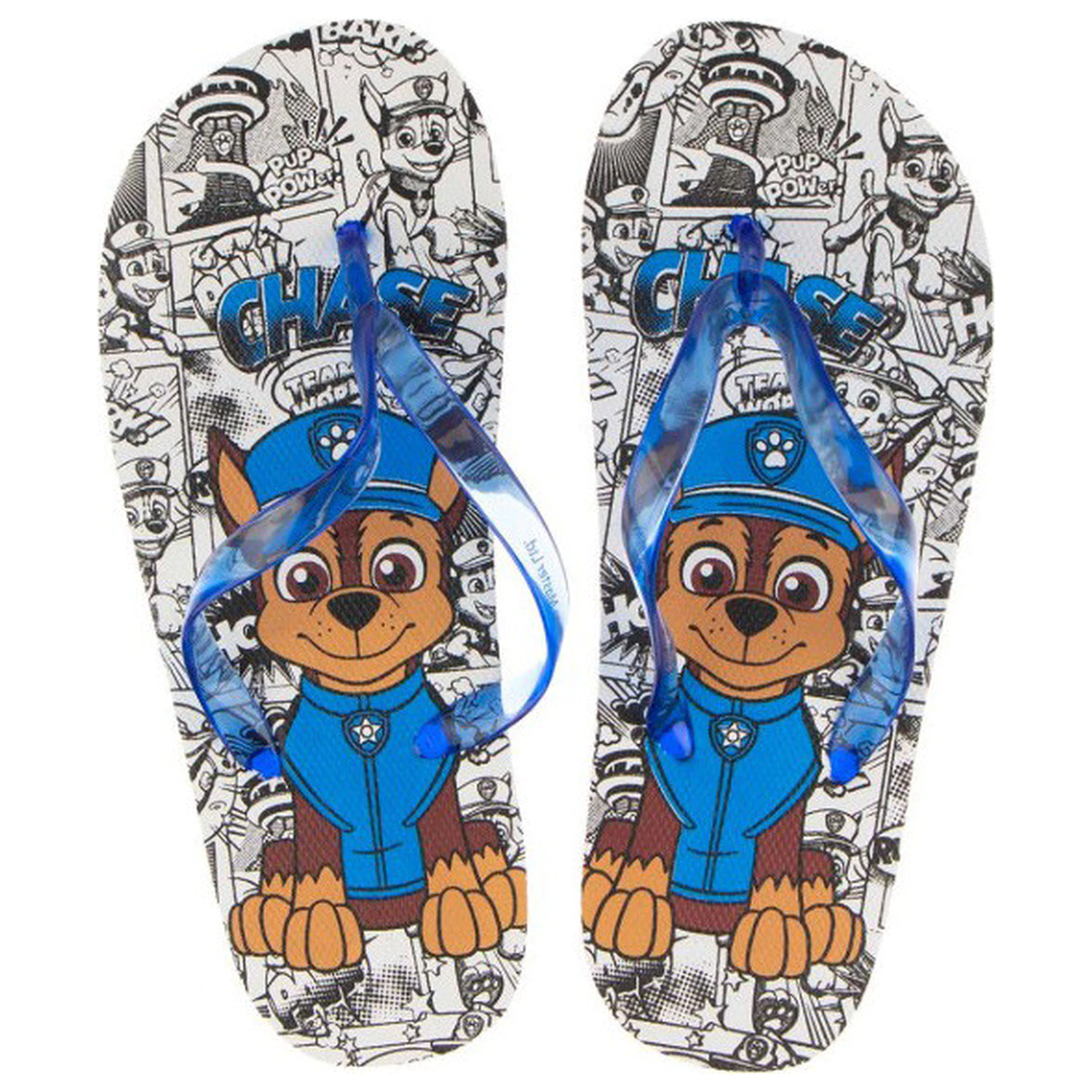 Paw Patrol Comic Blue Kids Slippers, Flip-Flop  product photo