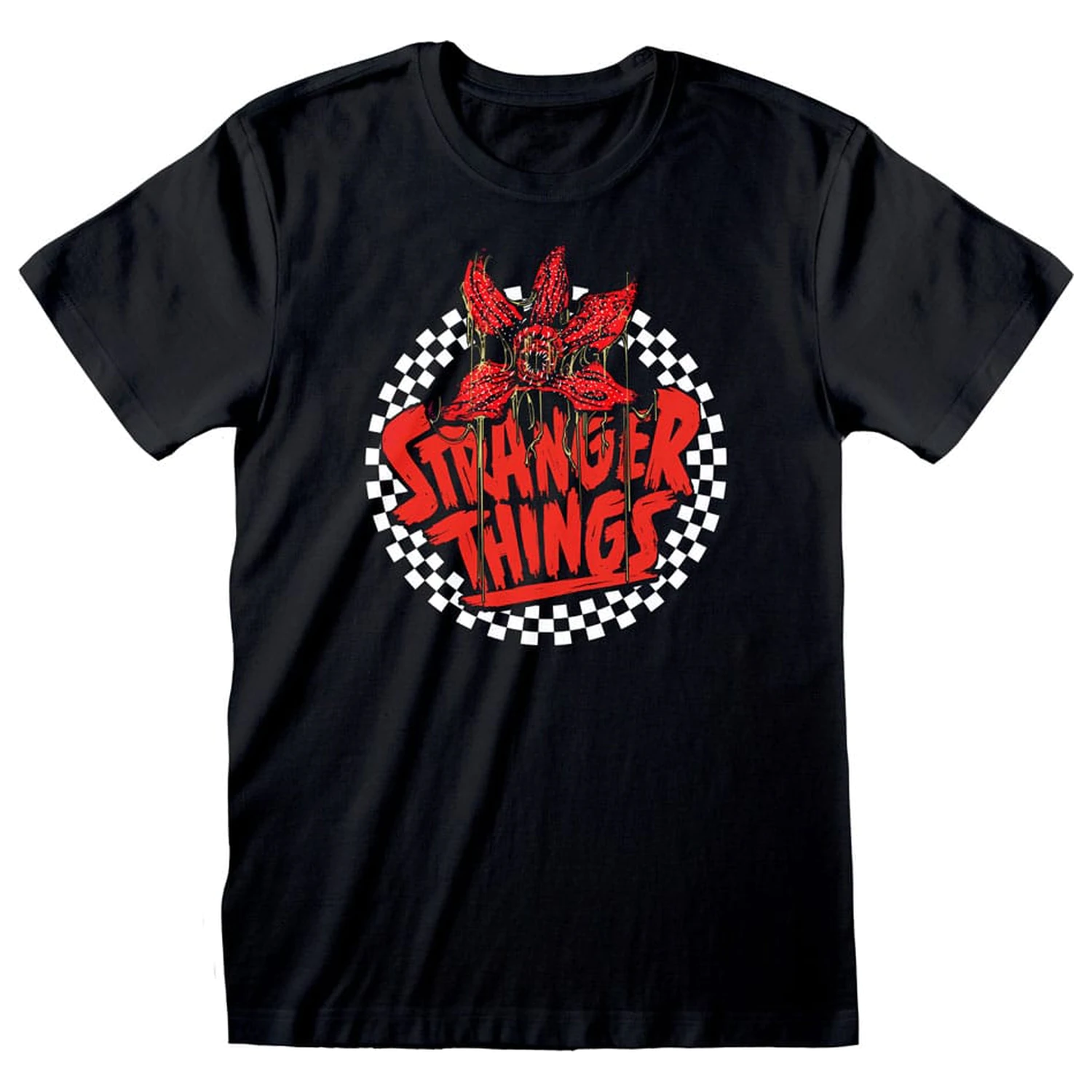 Stranger Things T-Shirt Checkered Circle product photo