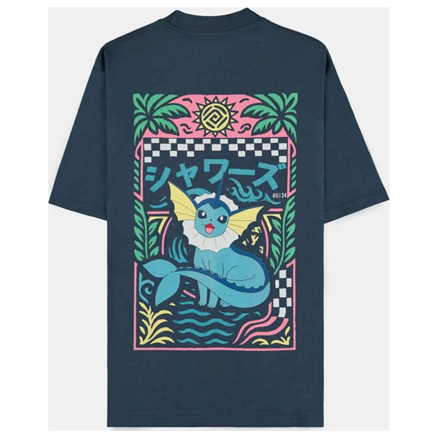 Pokémon T-Shirt Navy Vaporeon  product photo