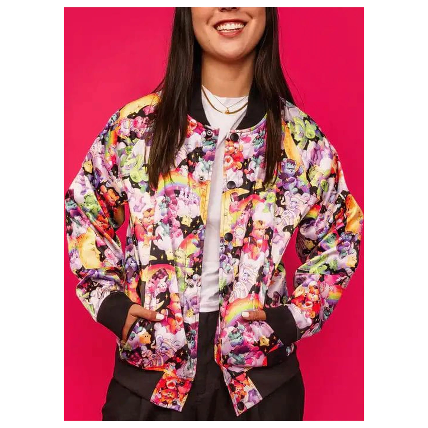 The Care Bears x Universal Monsters by Loungefly Bomber Jacket Unisex  product photo