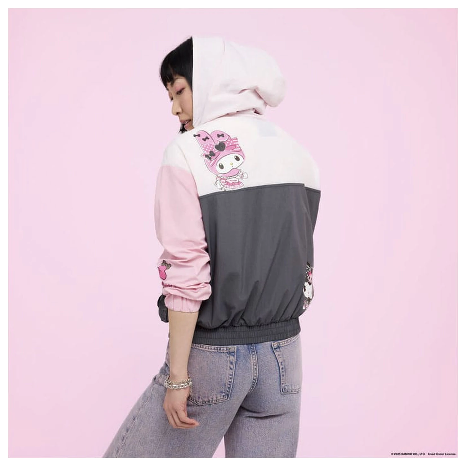 Sanrio by Loungefly Windbreaker Jacket My Melody and Kuromi product photo