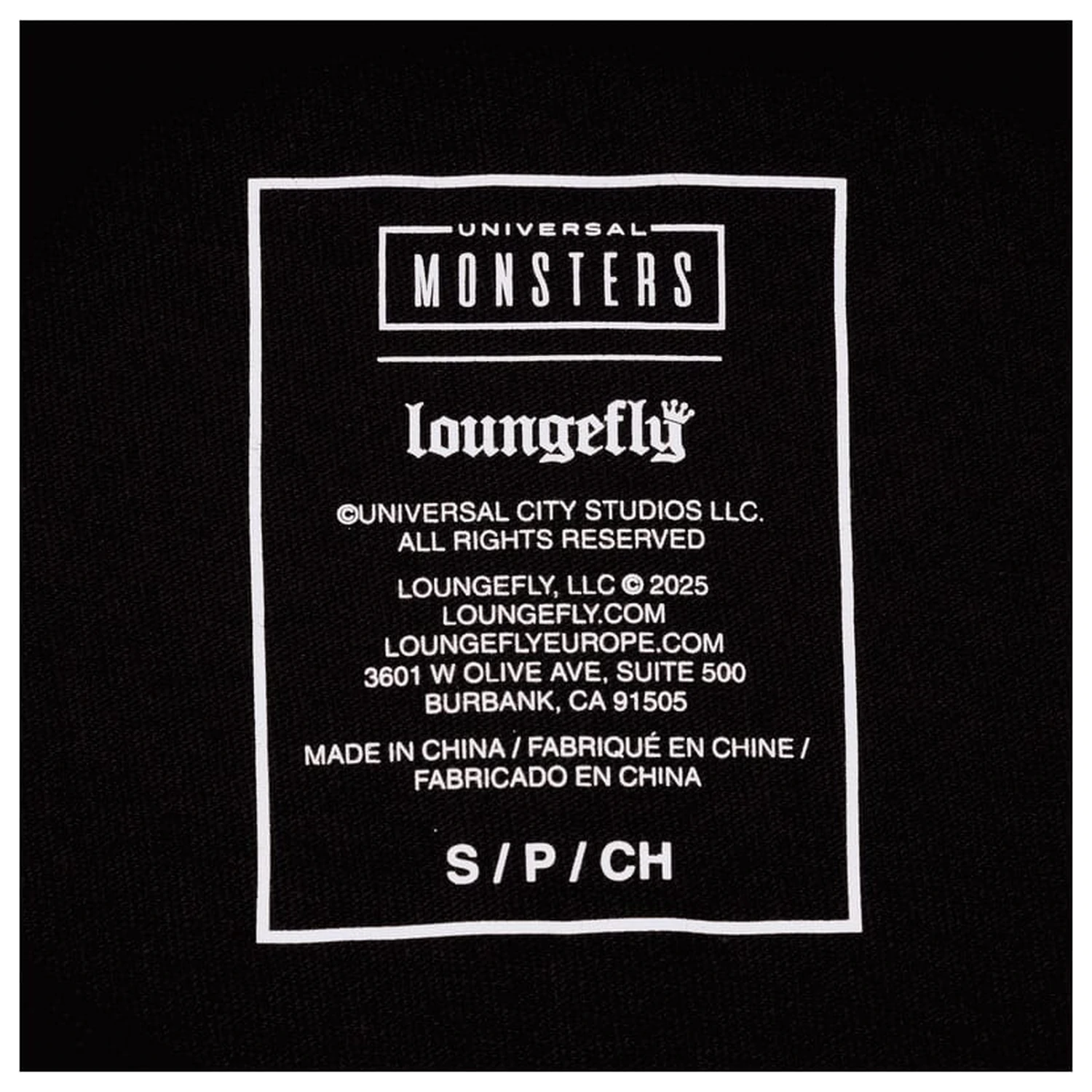 Universal Monsters by Loungefly Tee T-Shirt Unisex Bride of Frankenstein  product photo