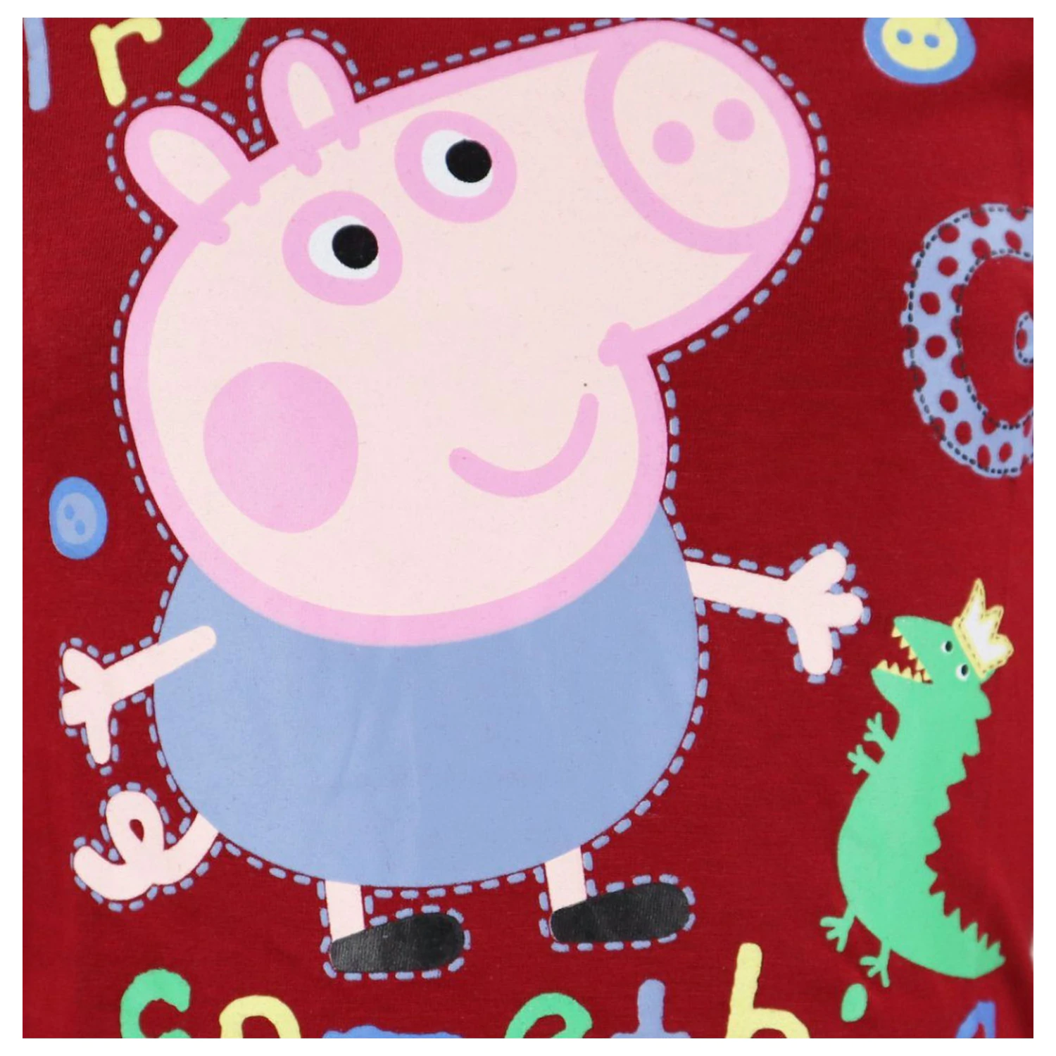 Peppa Pig Something New Red Kids Long Sleeve T-Shirt Top  product photo