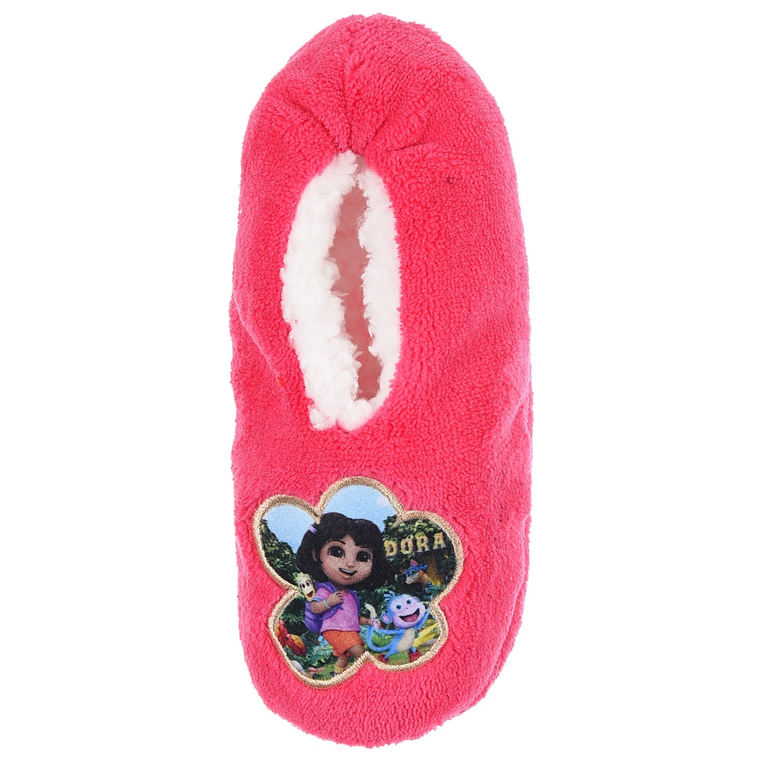 Dora the Explorer Flower Pink Kids' Winter Slippers  product photo