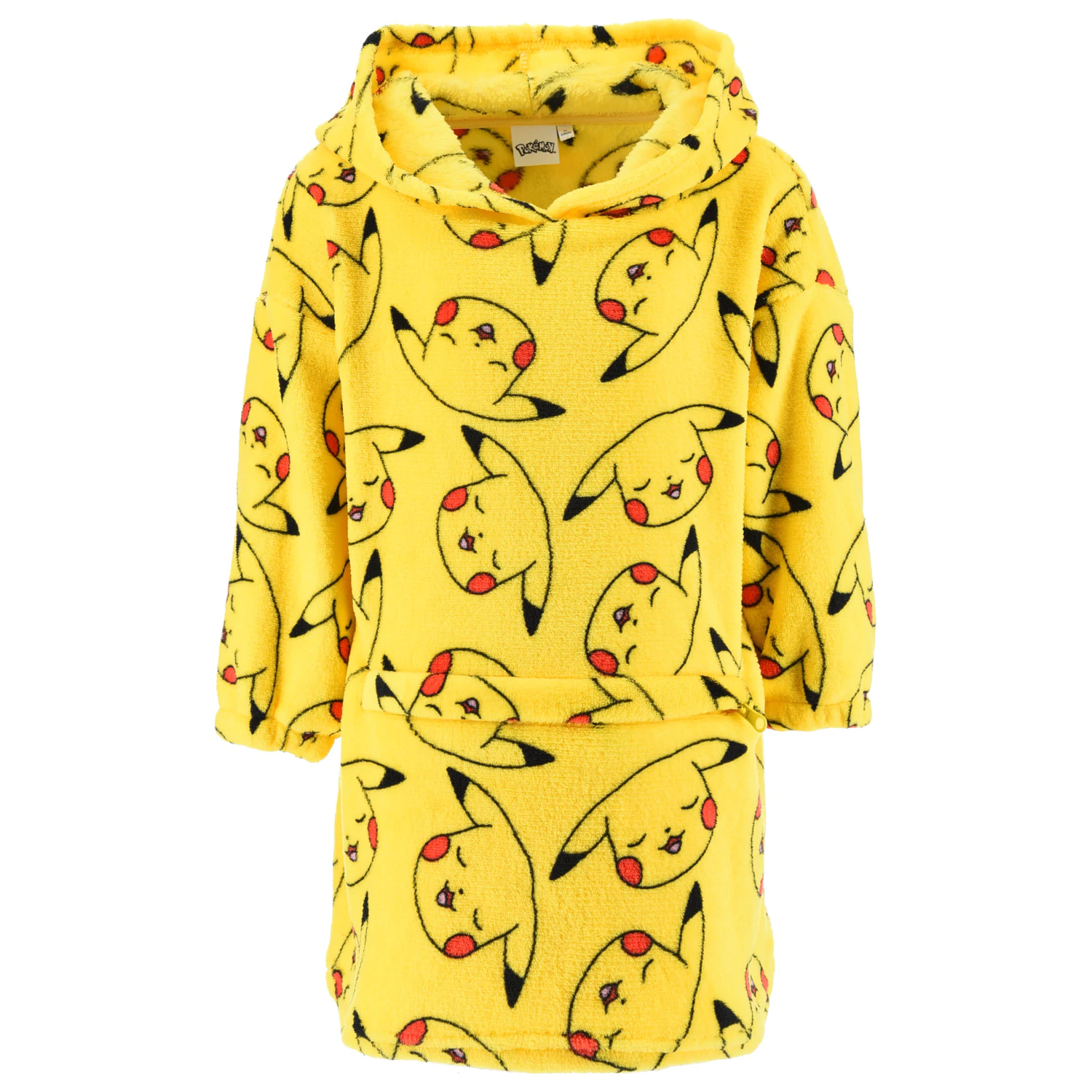 Pokemon Pikachu Wearable Plush Fleece Blanket Poncho product photo